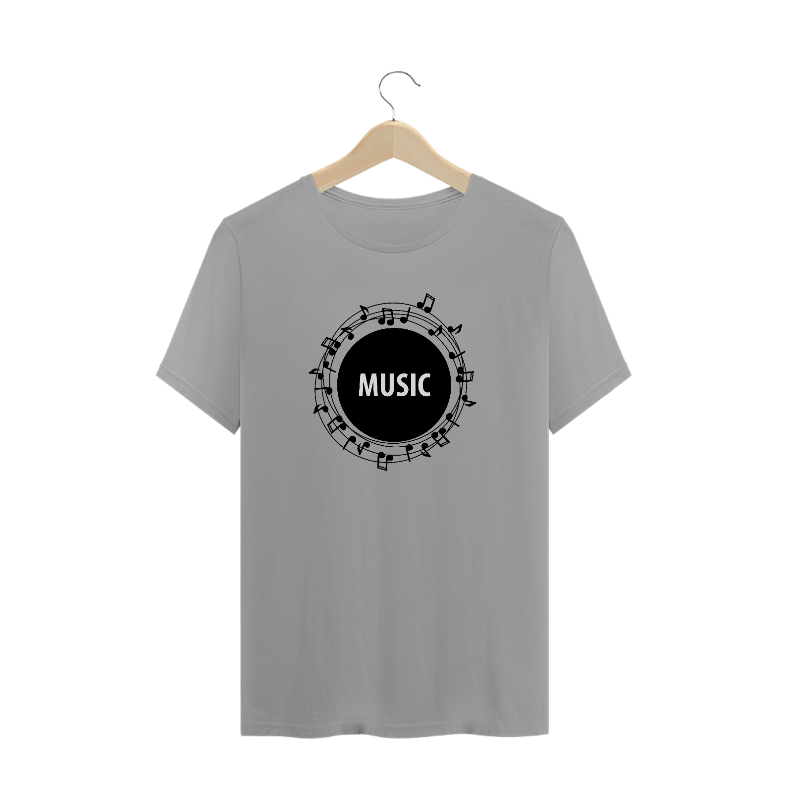 Nome do produto: Camiseta Music circulo - várias cores