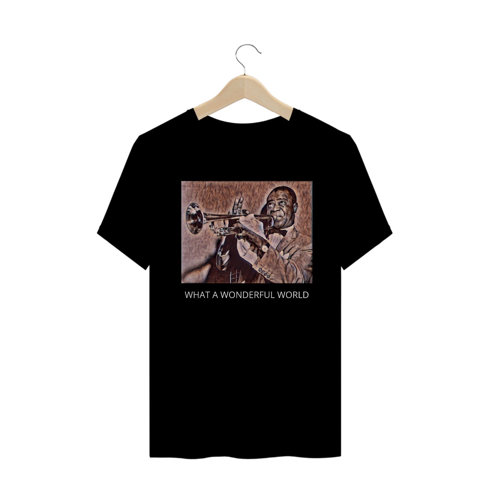 Nome do produto: Camiseta - Louis Armstrong - Varias Cores