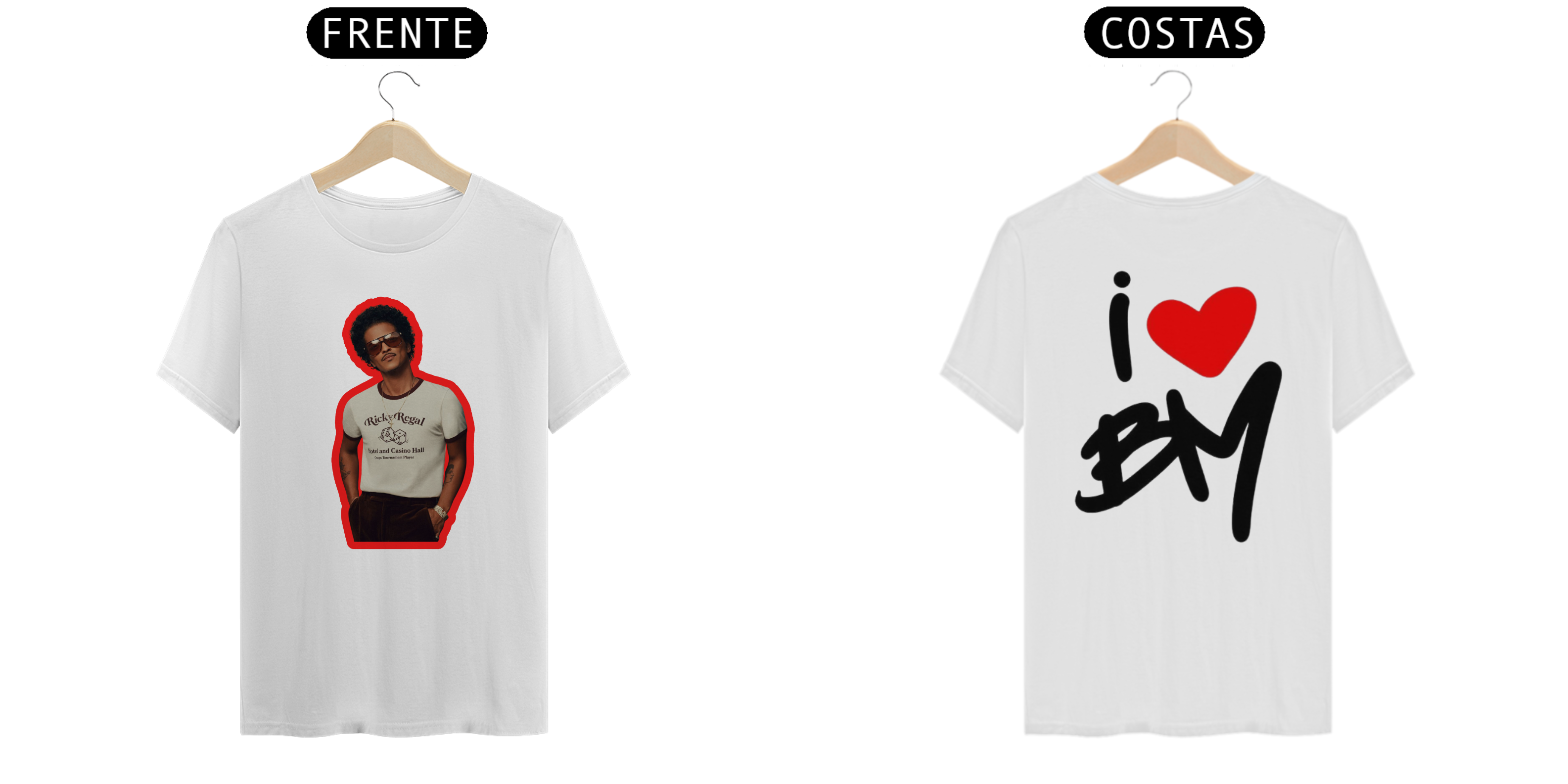 Nome do produto: Camiseta Bruno Mars