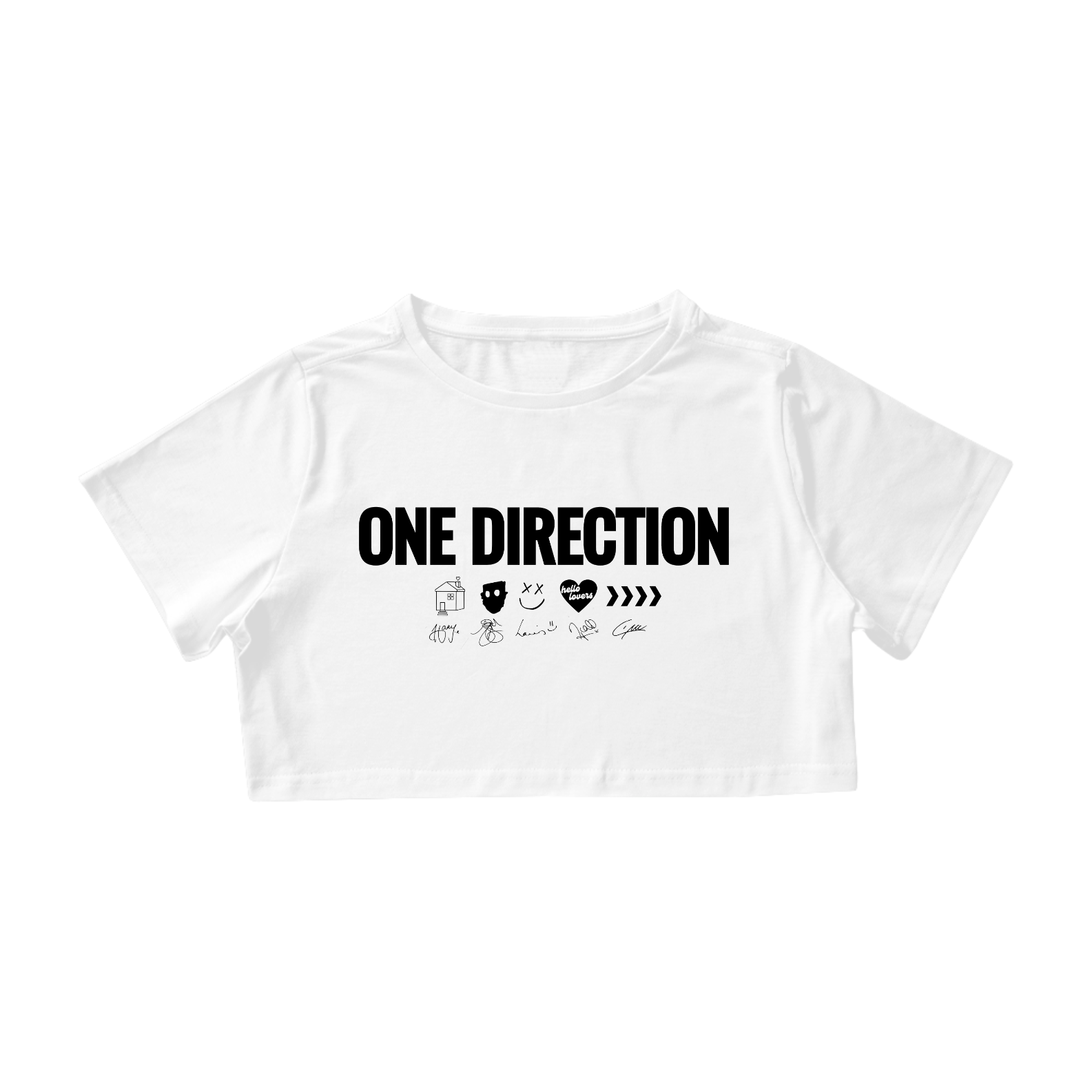 Nome do produto: Cropped One Direction