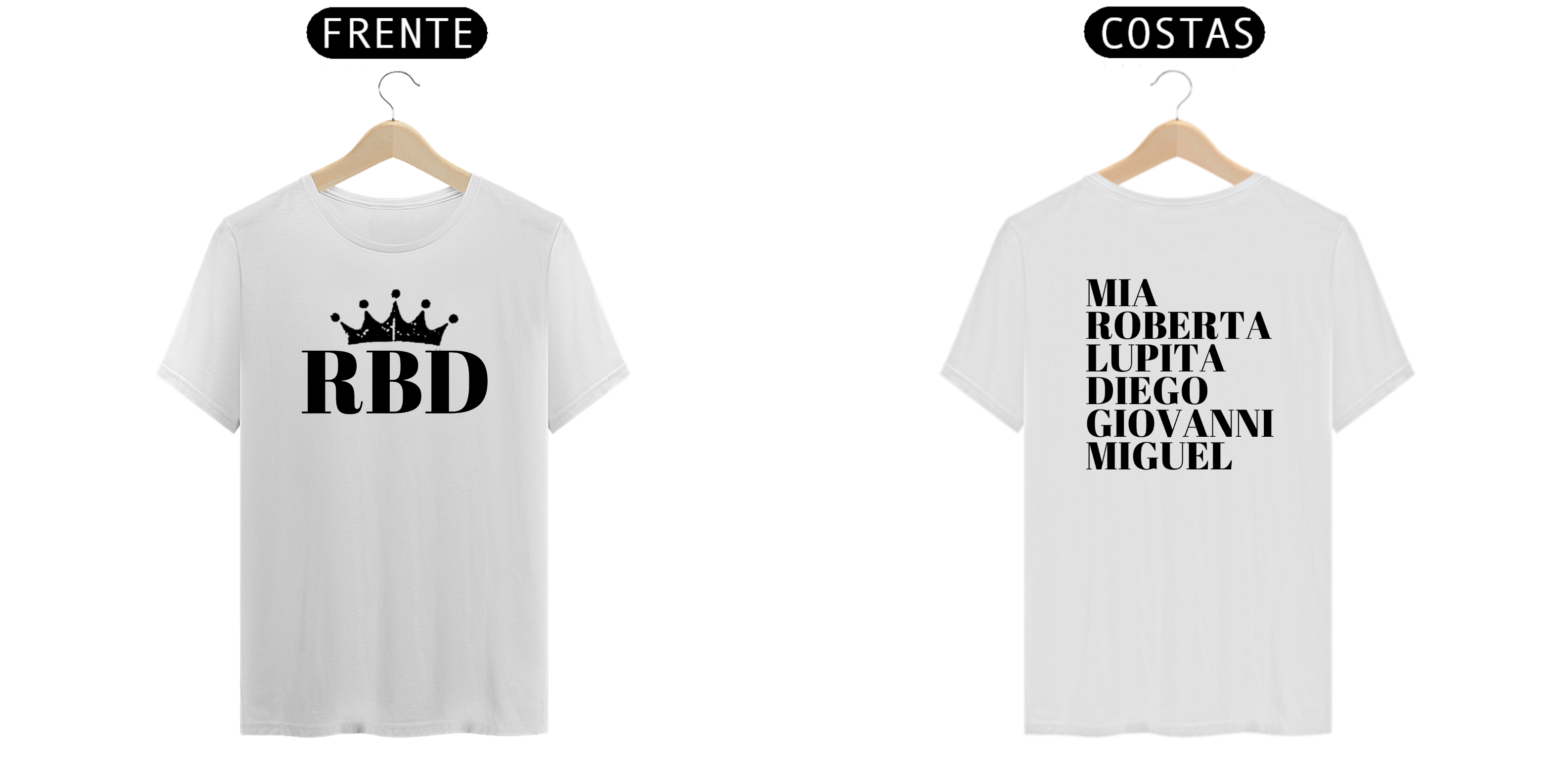 Nome do produto: Camiseta RBD