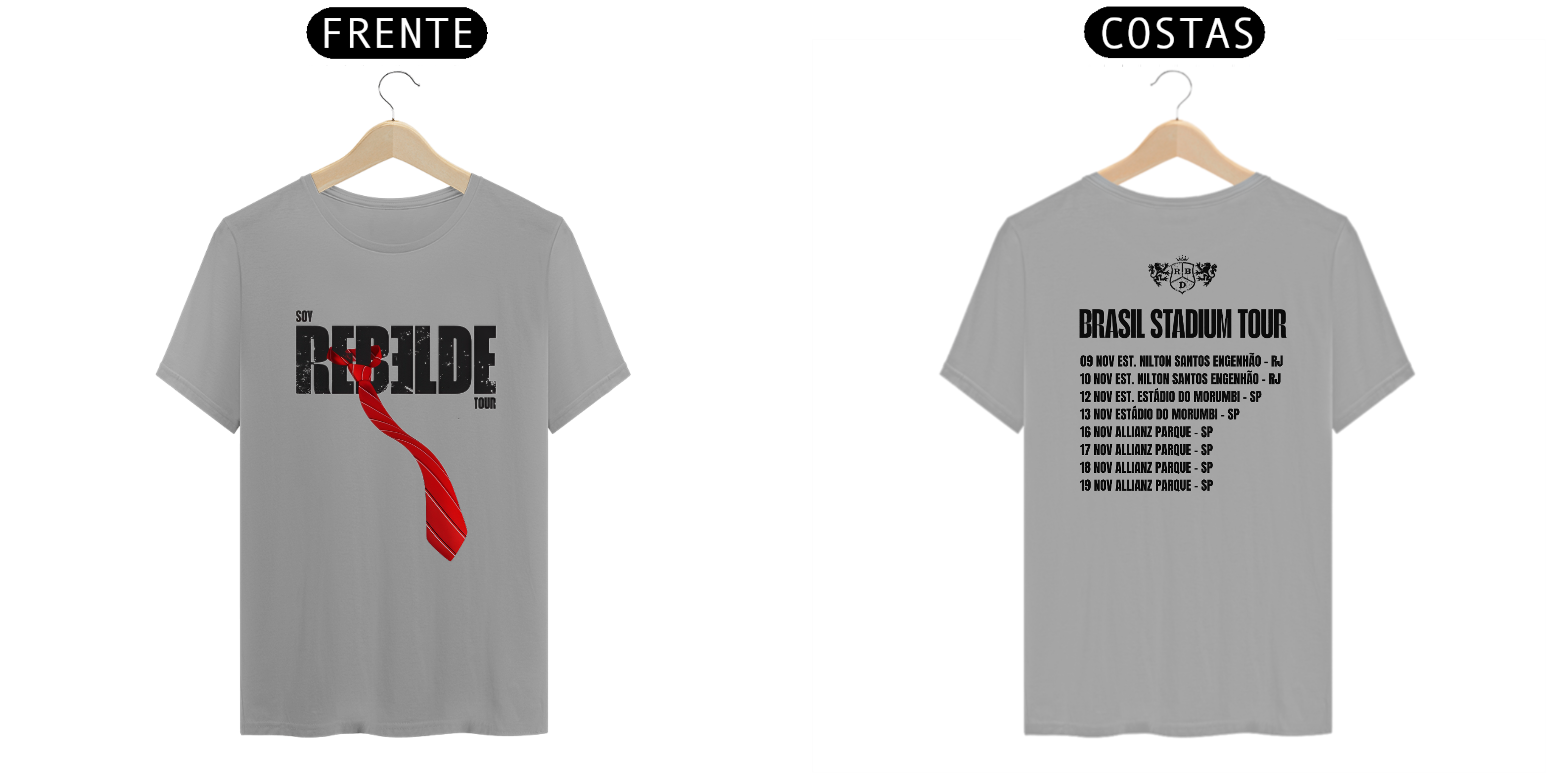 Nome do produto: Camiseta RBD