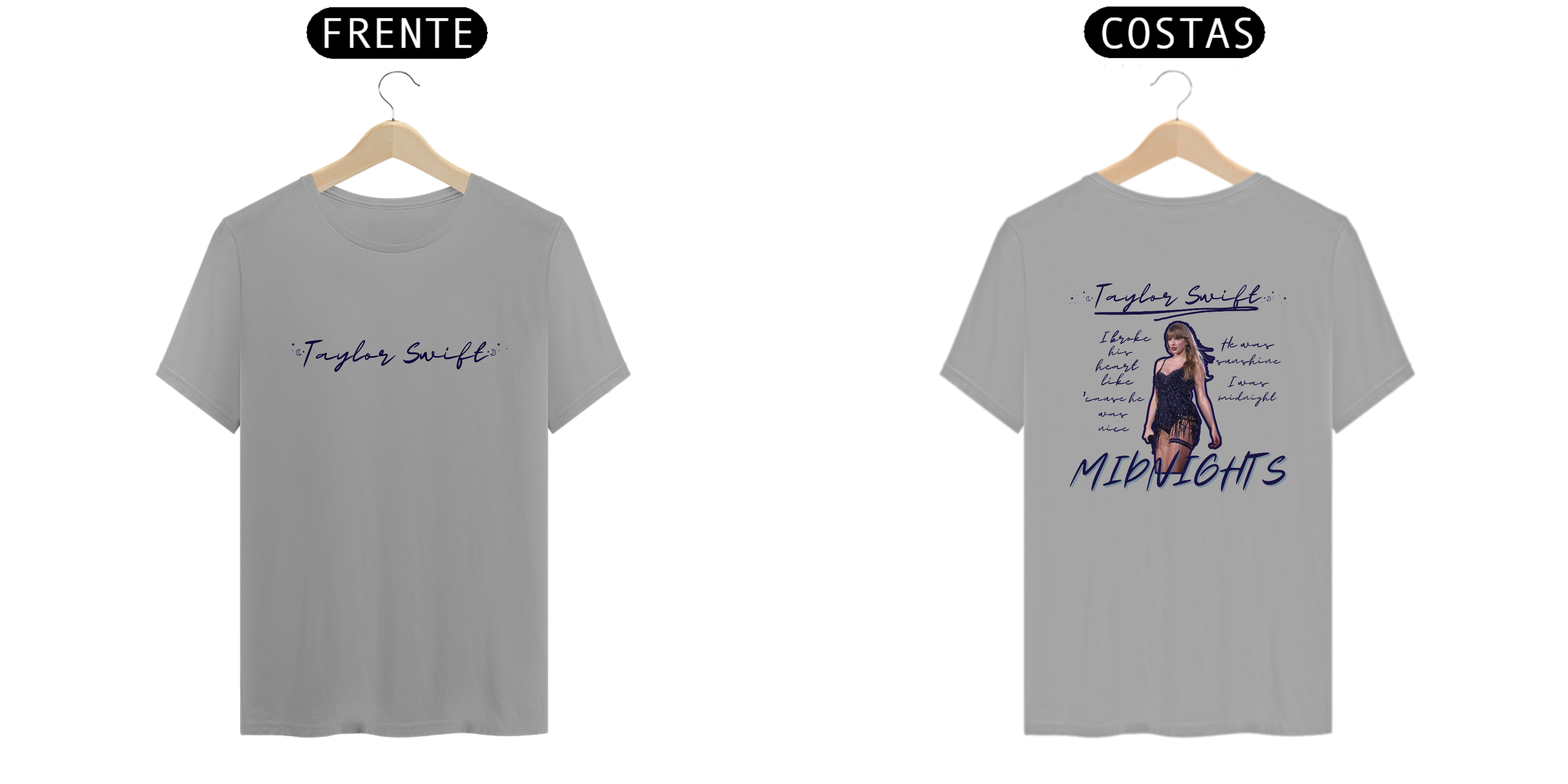Nome do produto: Camiseta Taylor Swift Midnights