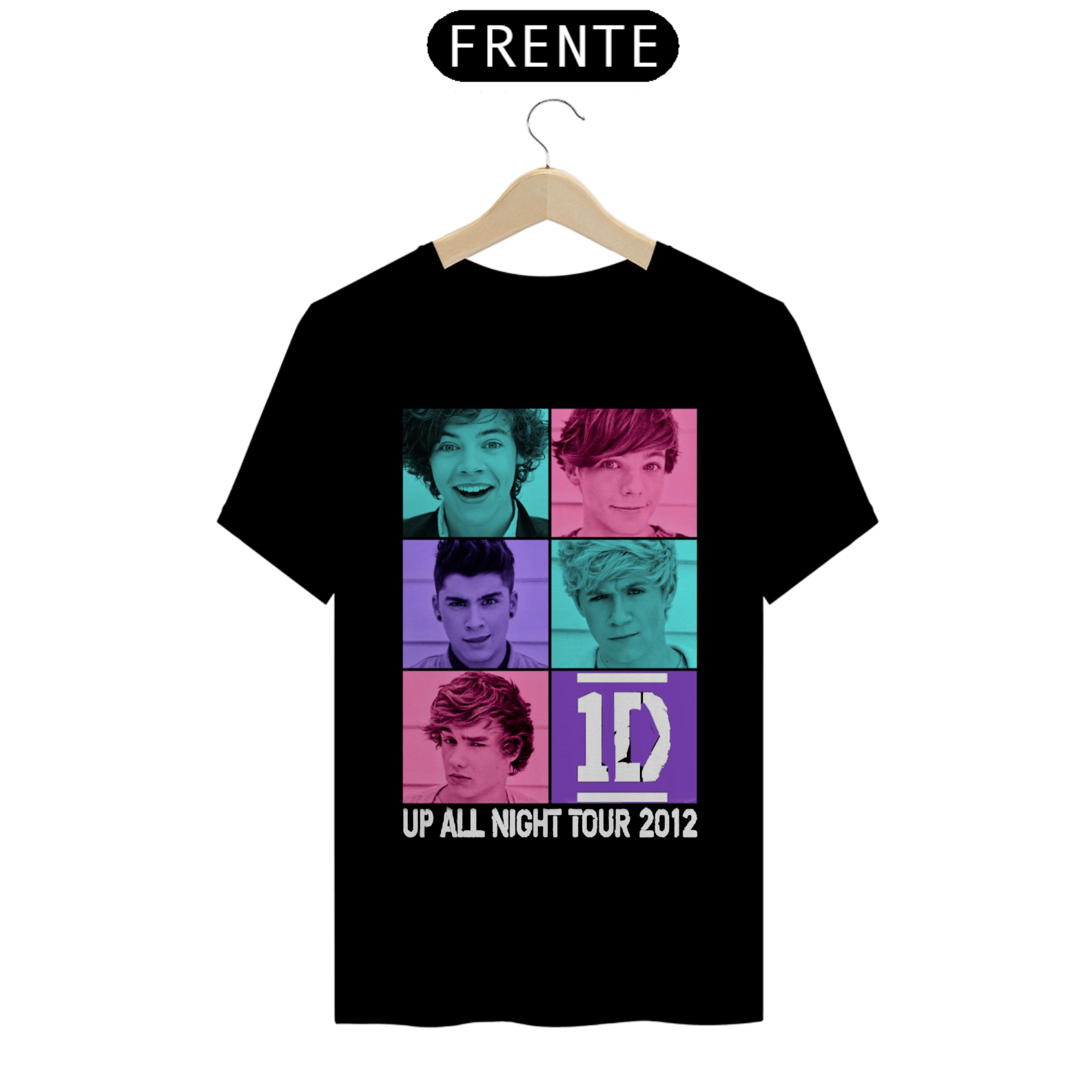 Nome do produto: Camiseta One Direction (alta resolução)