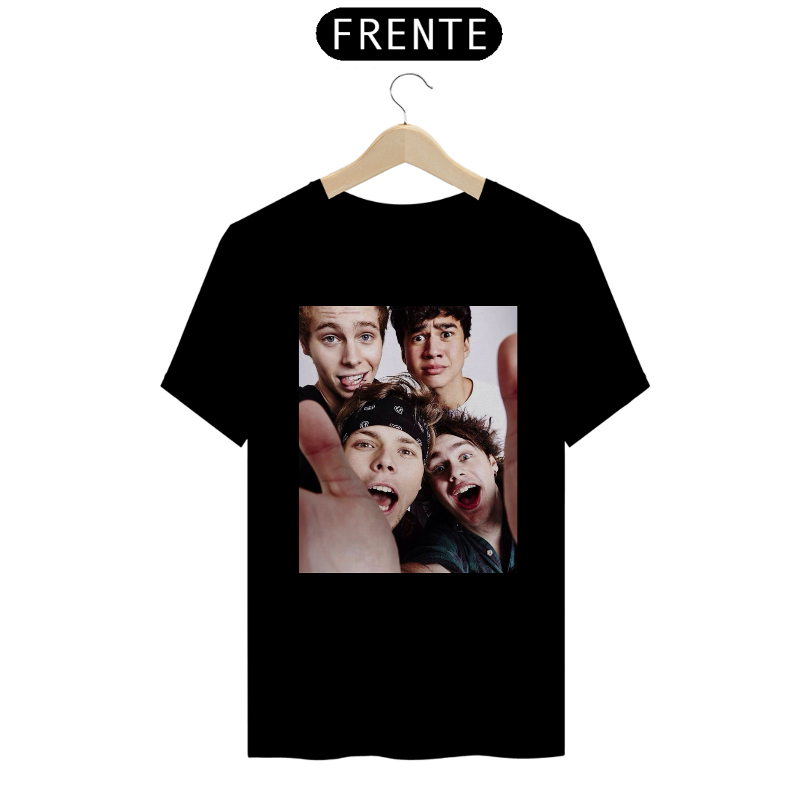 Nome do produto: Camiseta 5sos