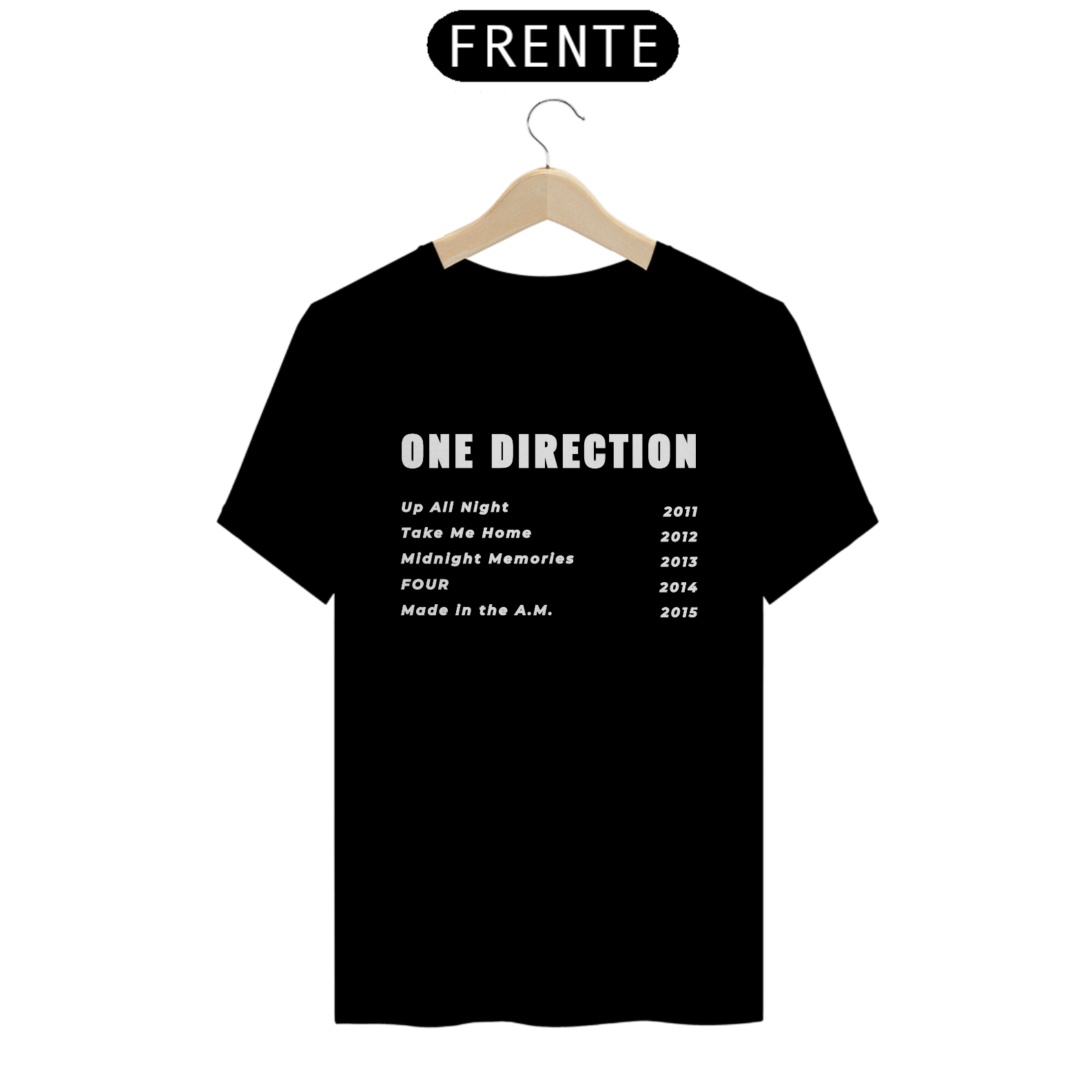 Nome do produto: Camiseta One Direction