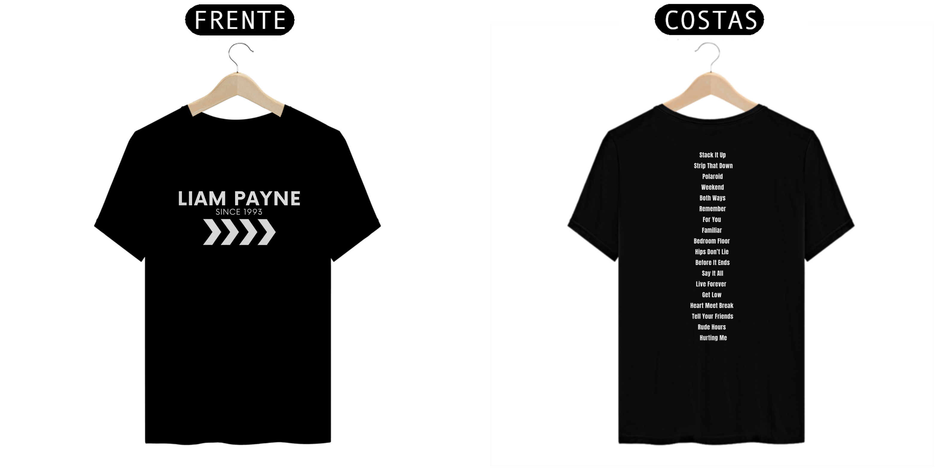 Nome do produto: Camiseta Liam Payne
