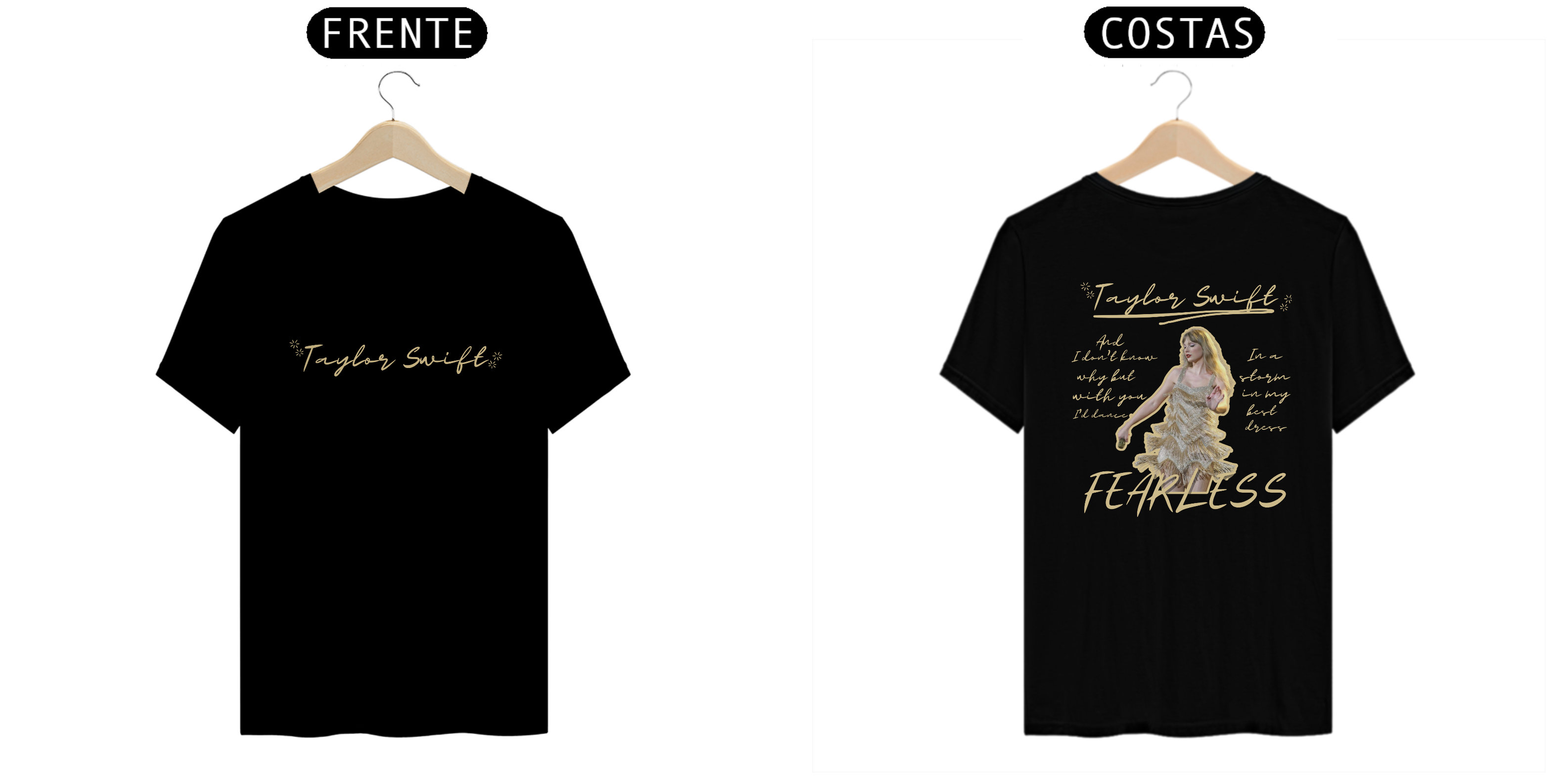 Nome do produto: Camiseta Taylor Swift Fearless