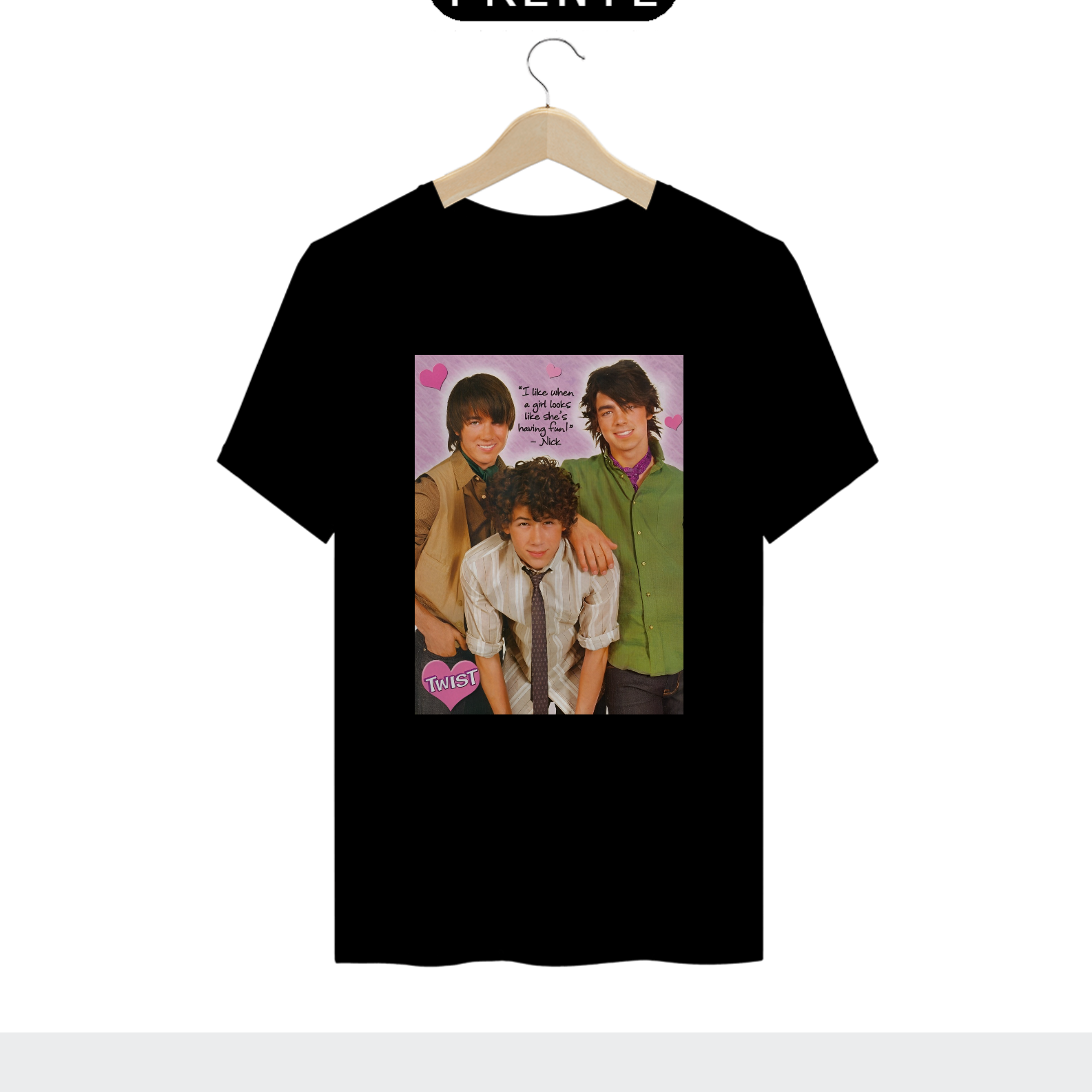Nome do produto: Camiseta Jonas Brothers 