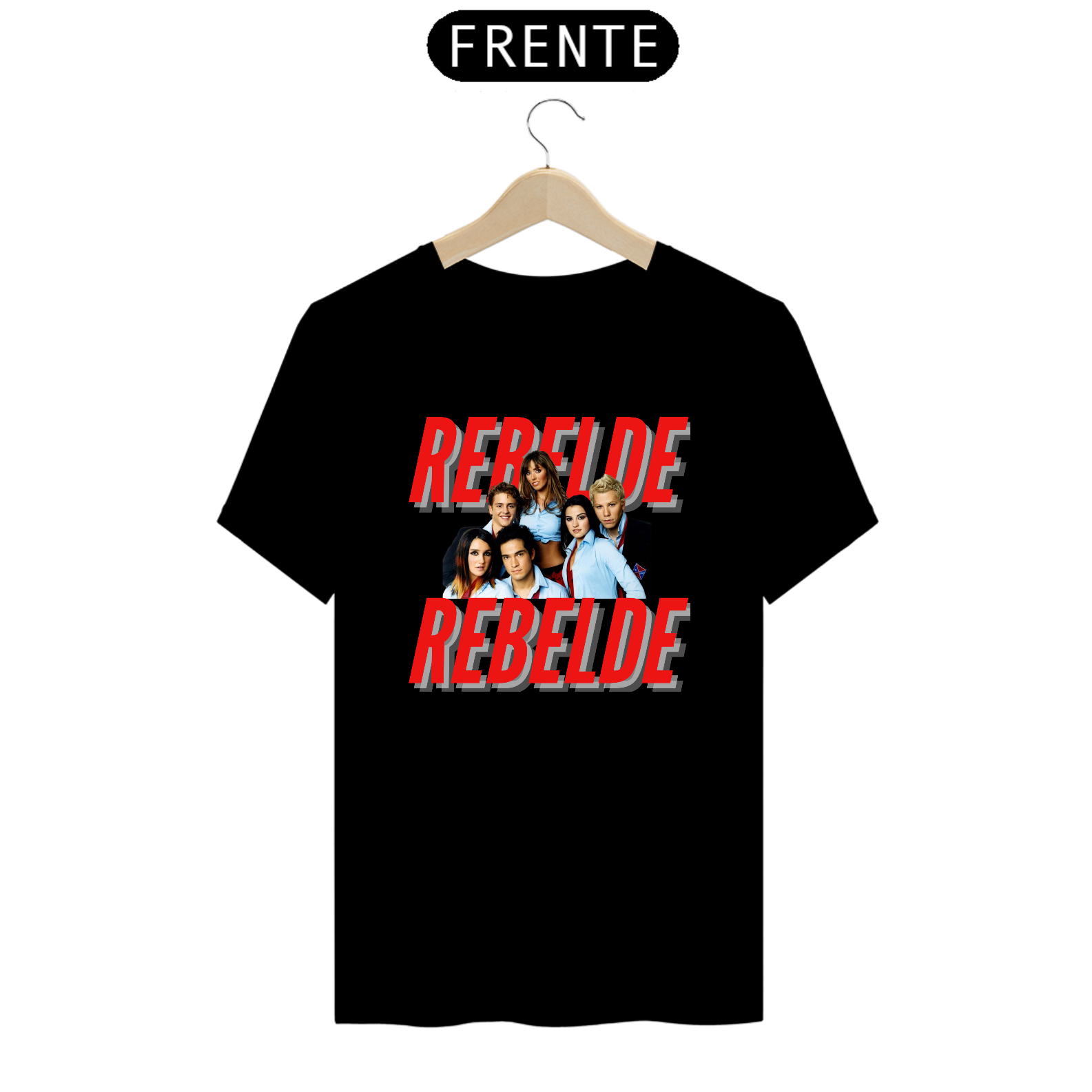 Nome do produto: Camiseta Rebelde