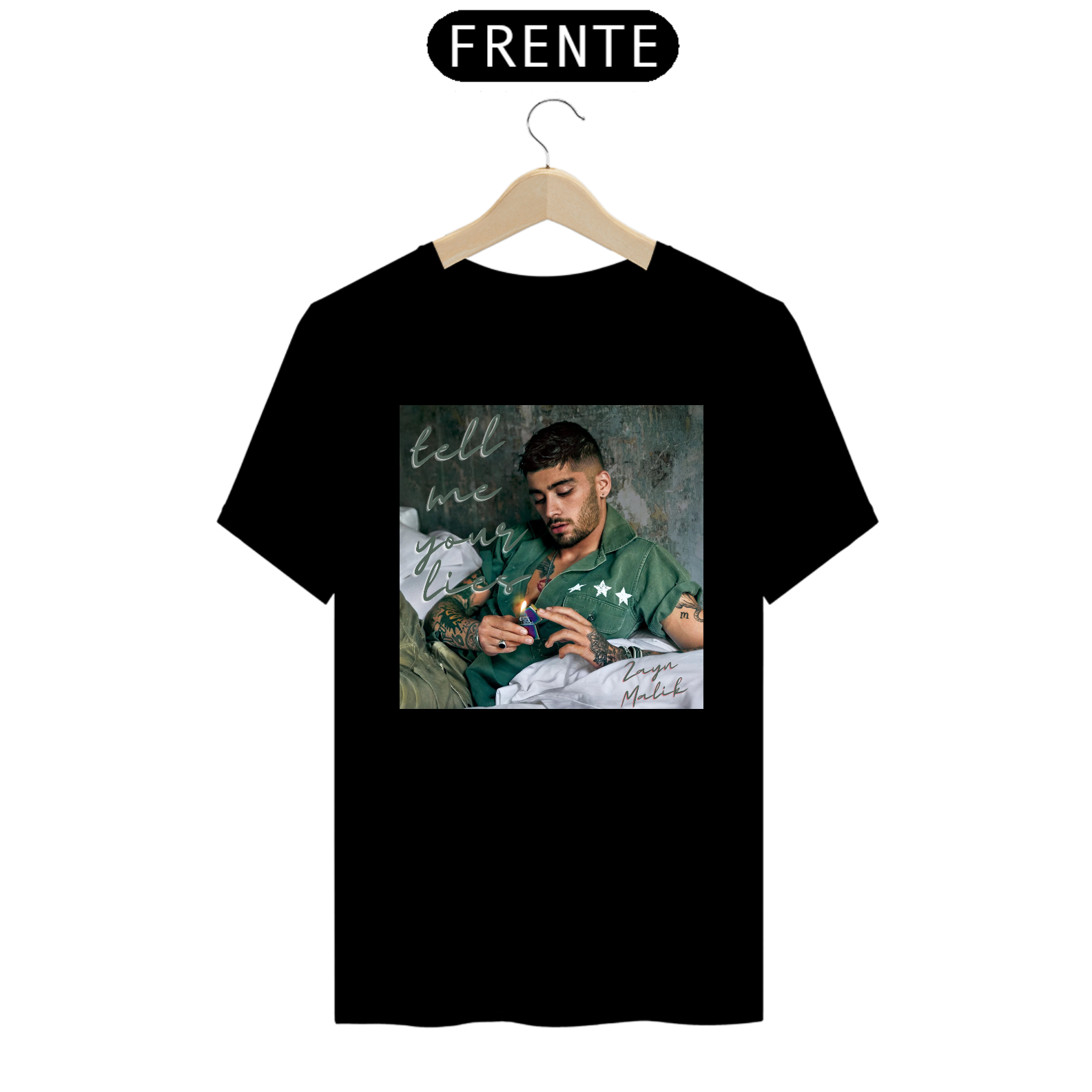 Nome do produto: Camiseta Zayn Malik