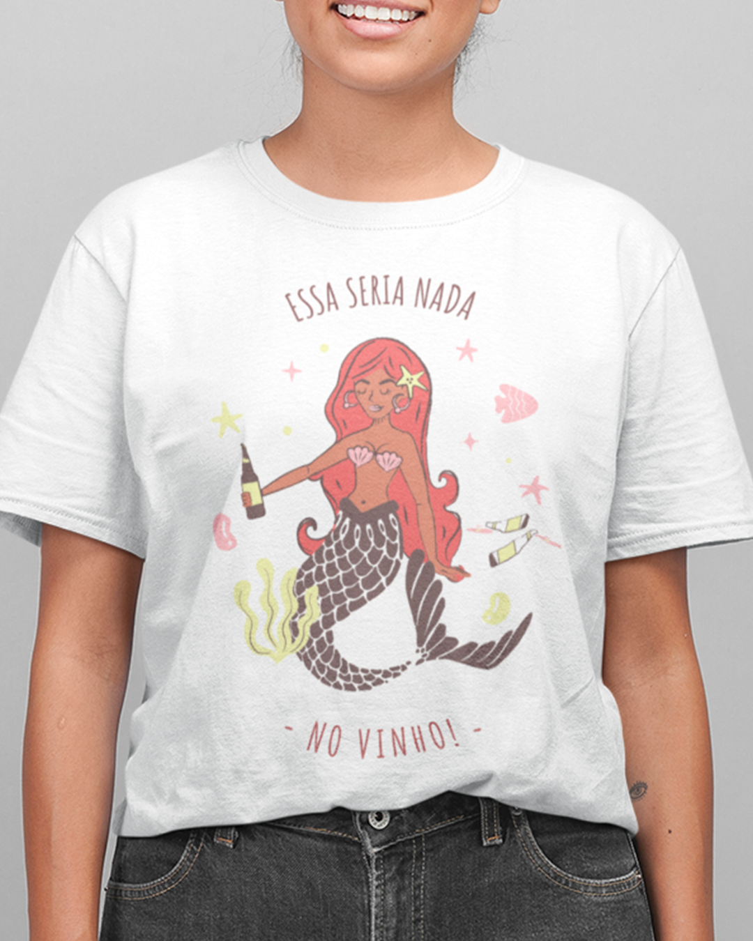 Nome do produto: Camiseta Sereia