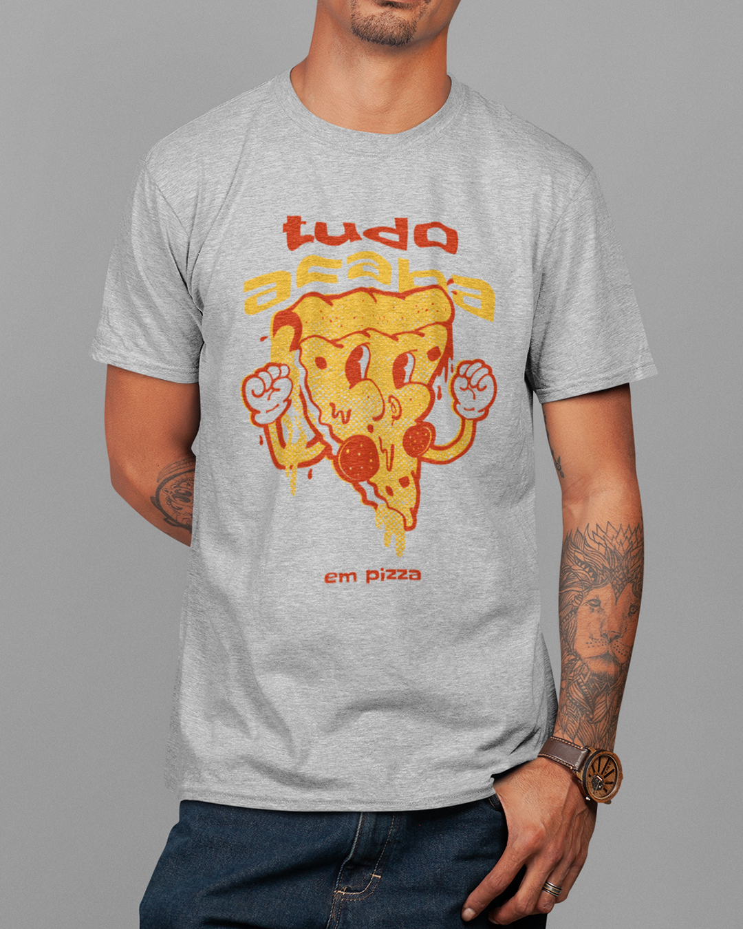 Nome do produto: Camiseta Em Pizza