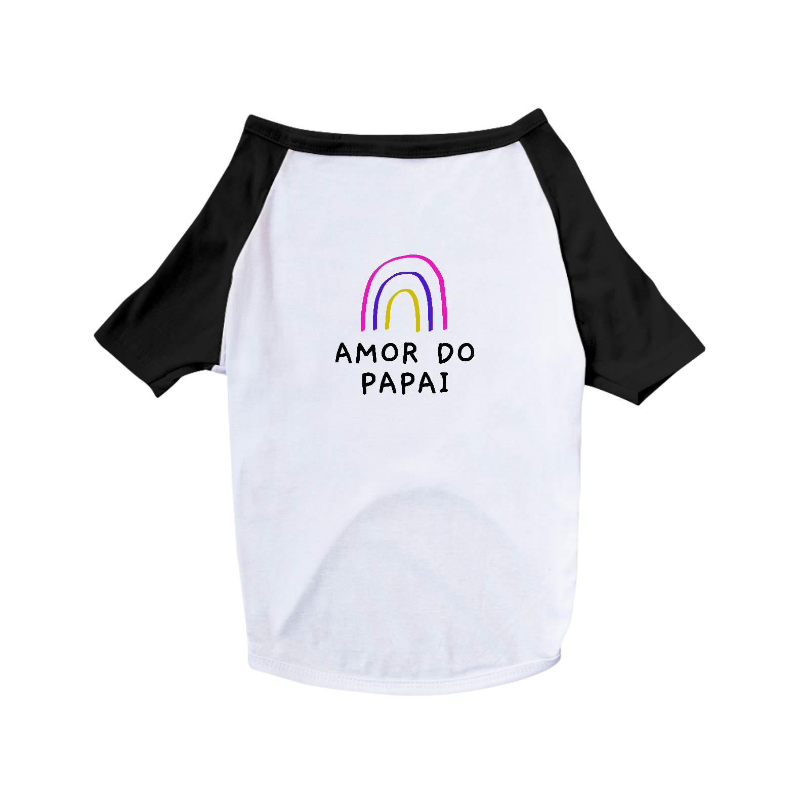 Nome do produto: Camiseta Pet Dog Amor do Papai