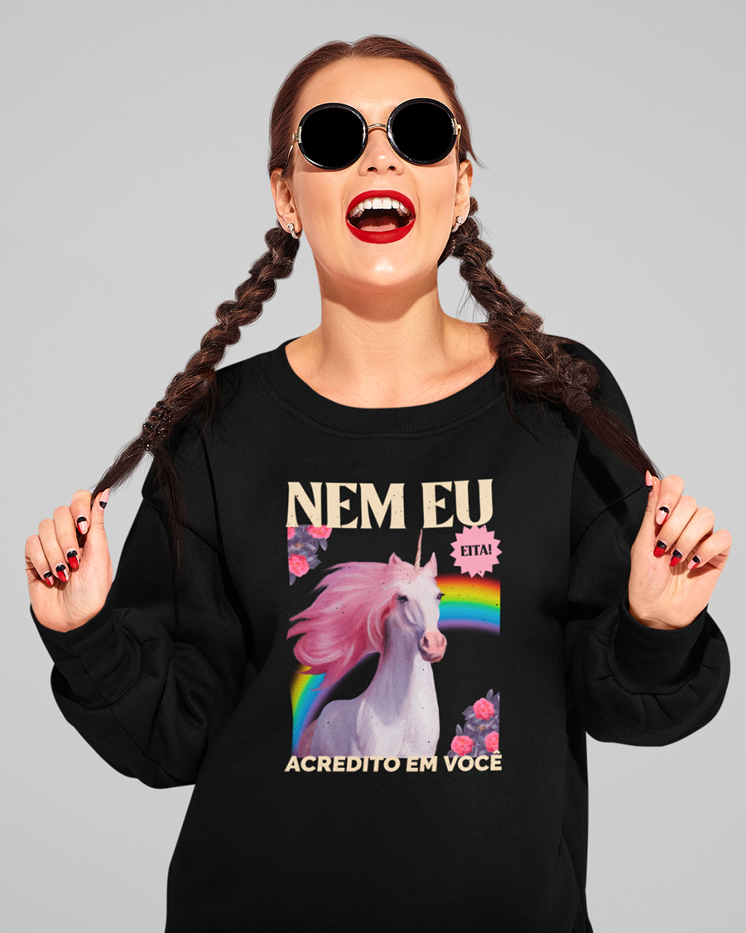 Nome do produto: Moletom Nem Eu 