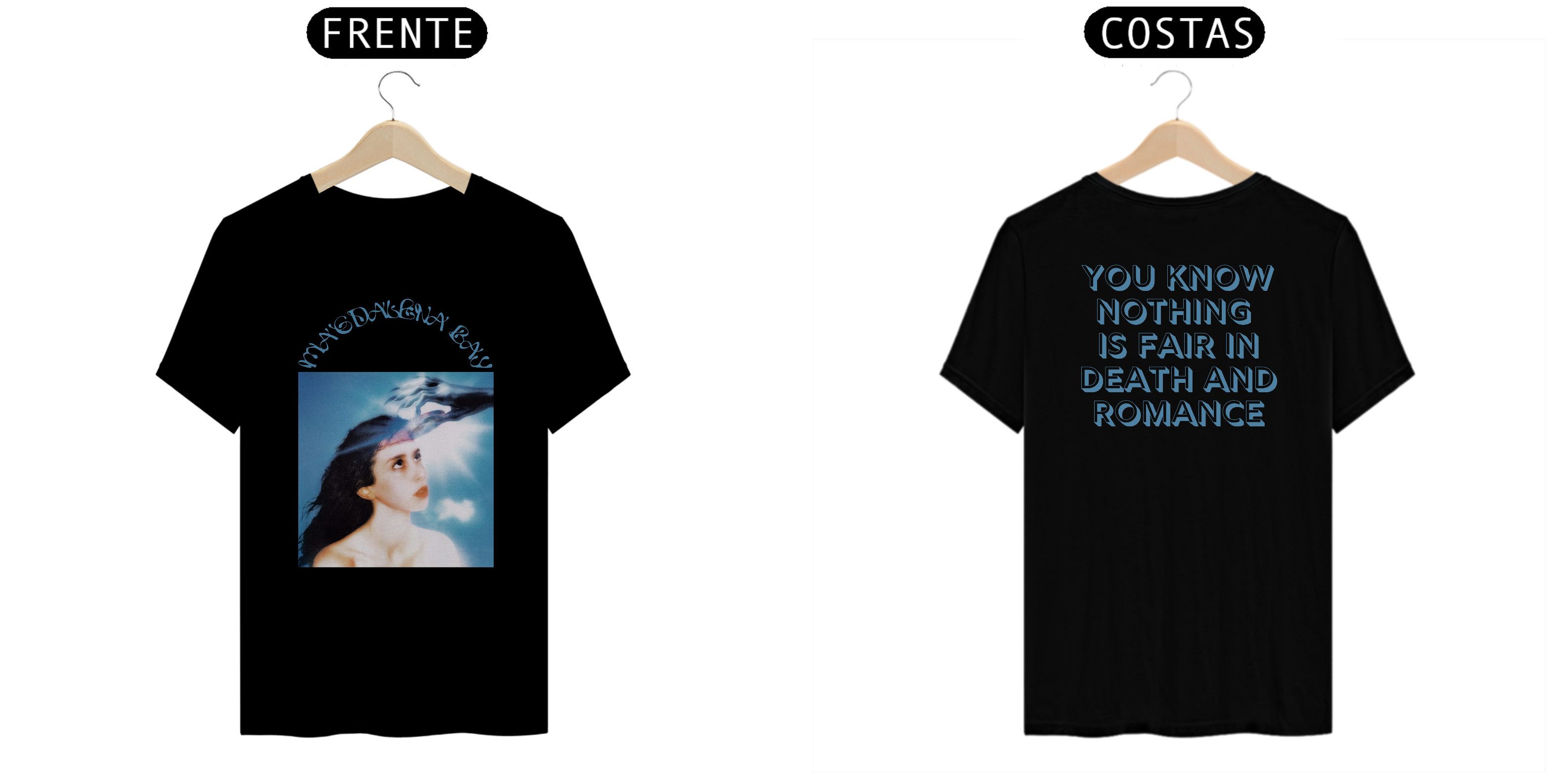 Camiseta Magdalena Bay Frente e Costas - Imaginal Disk - Death And Romance