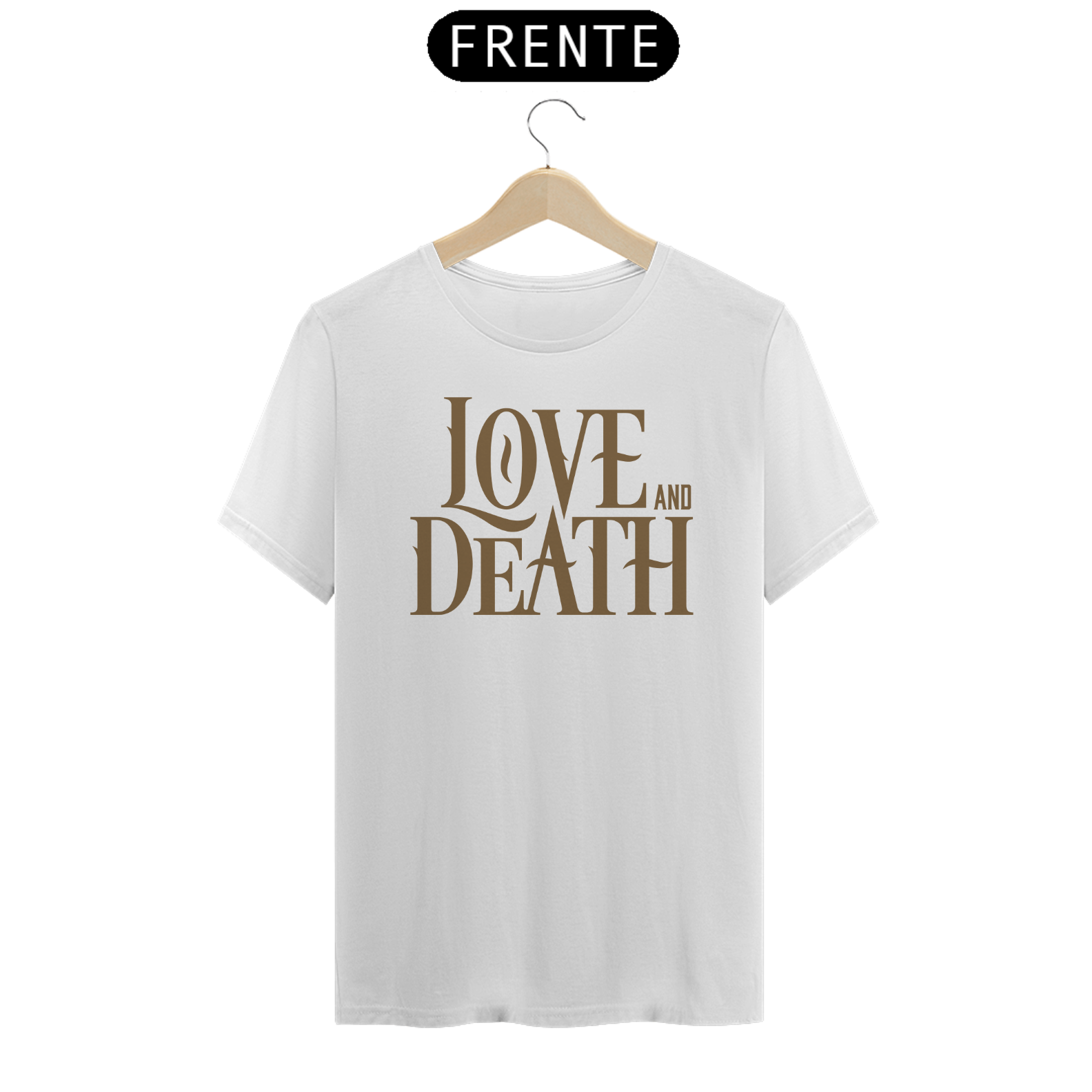 Camiseta Básica - Love and Death