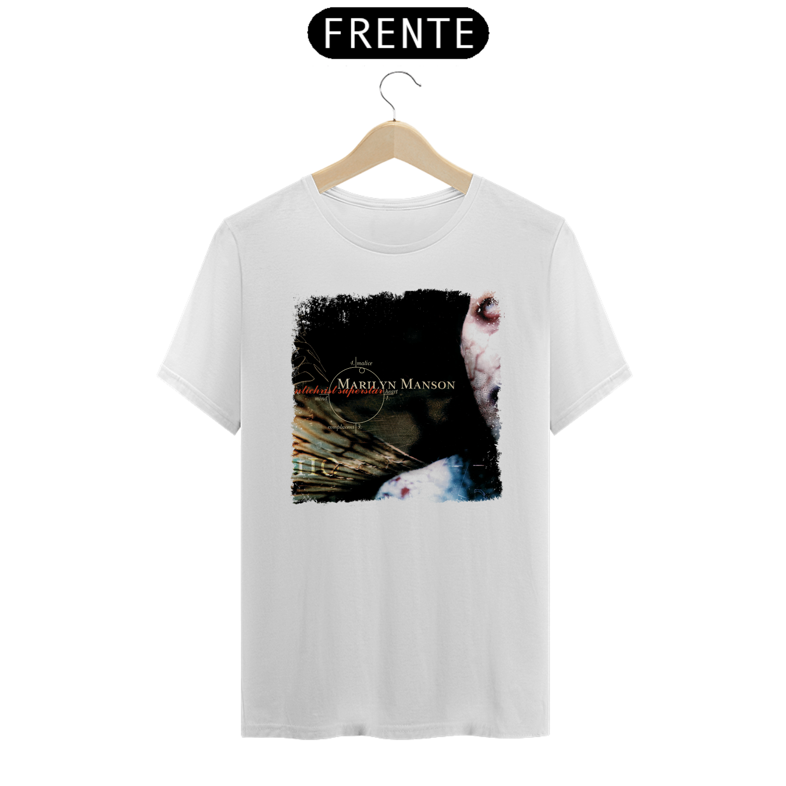 Camiseta Básica - Marilyn Manson