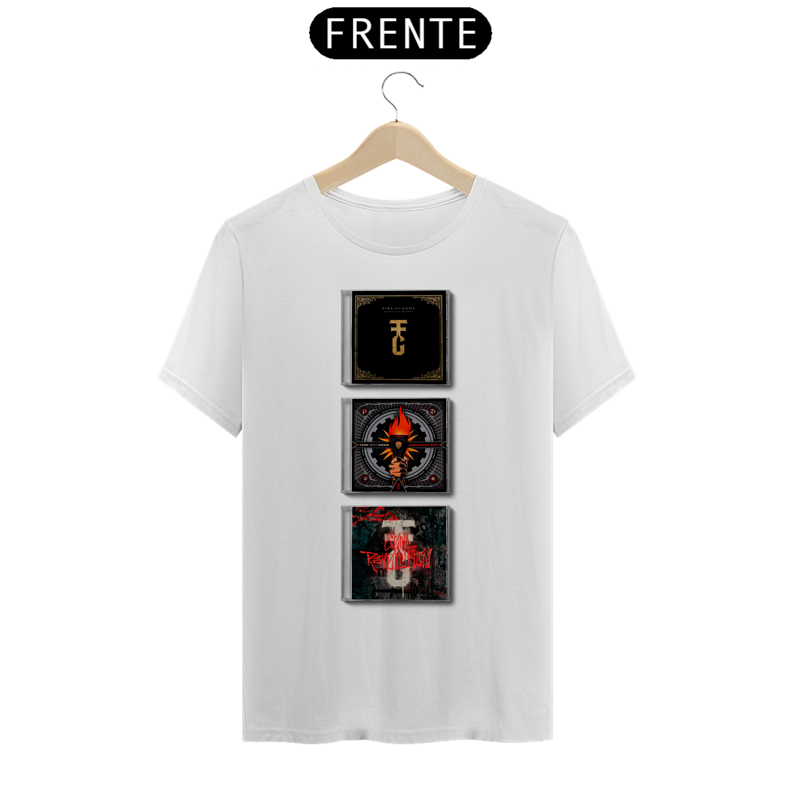 Camiseta Básica - Fire From The Gods