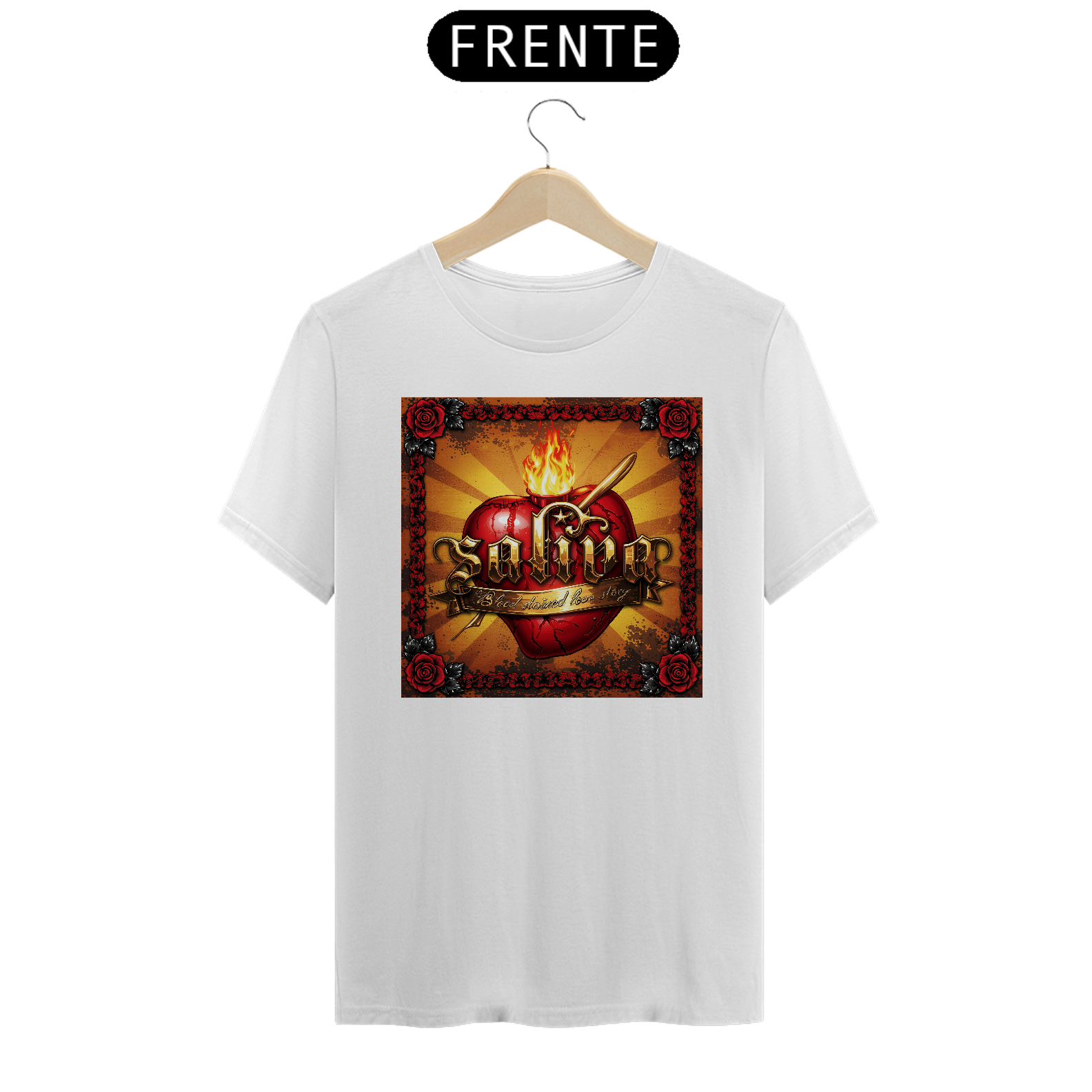 Camiseta Básica - Saliva