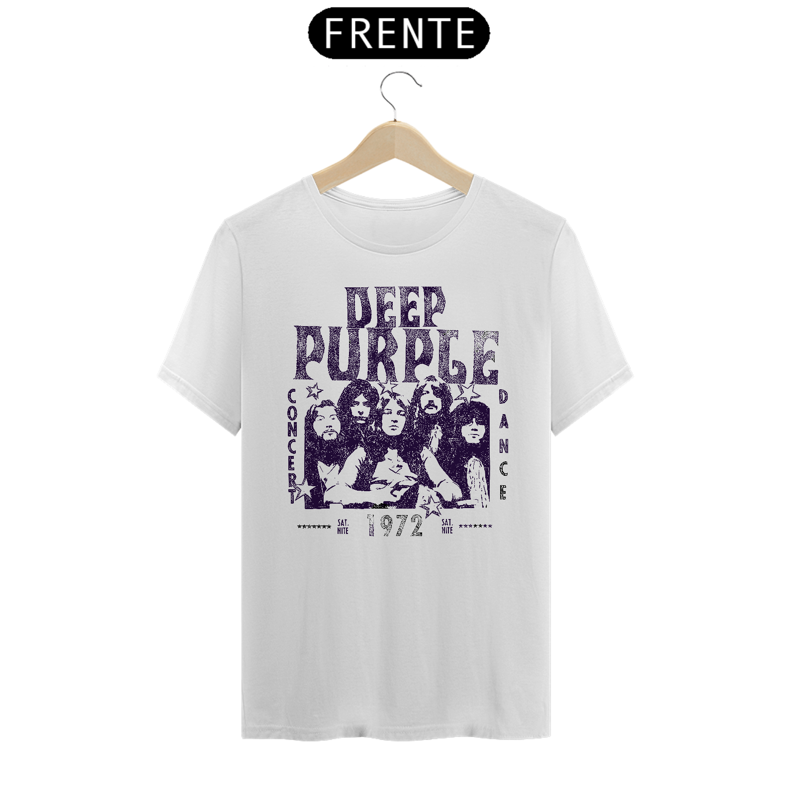 Camiseta Básica - Deep Purple