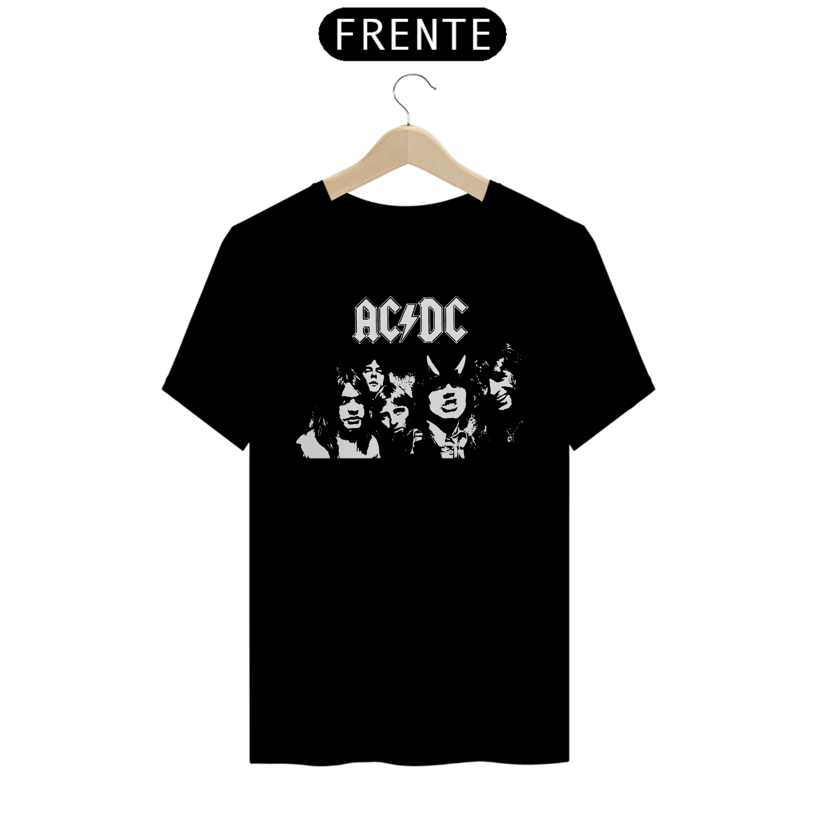 Camiseta Básica - AC DC