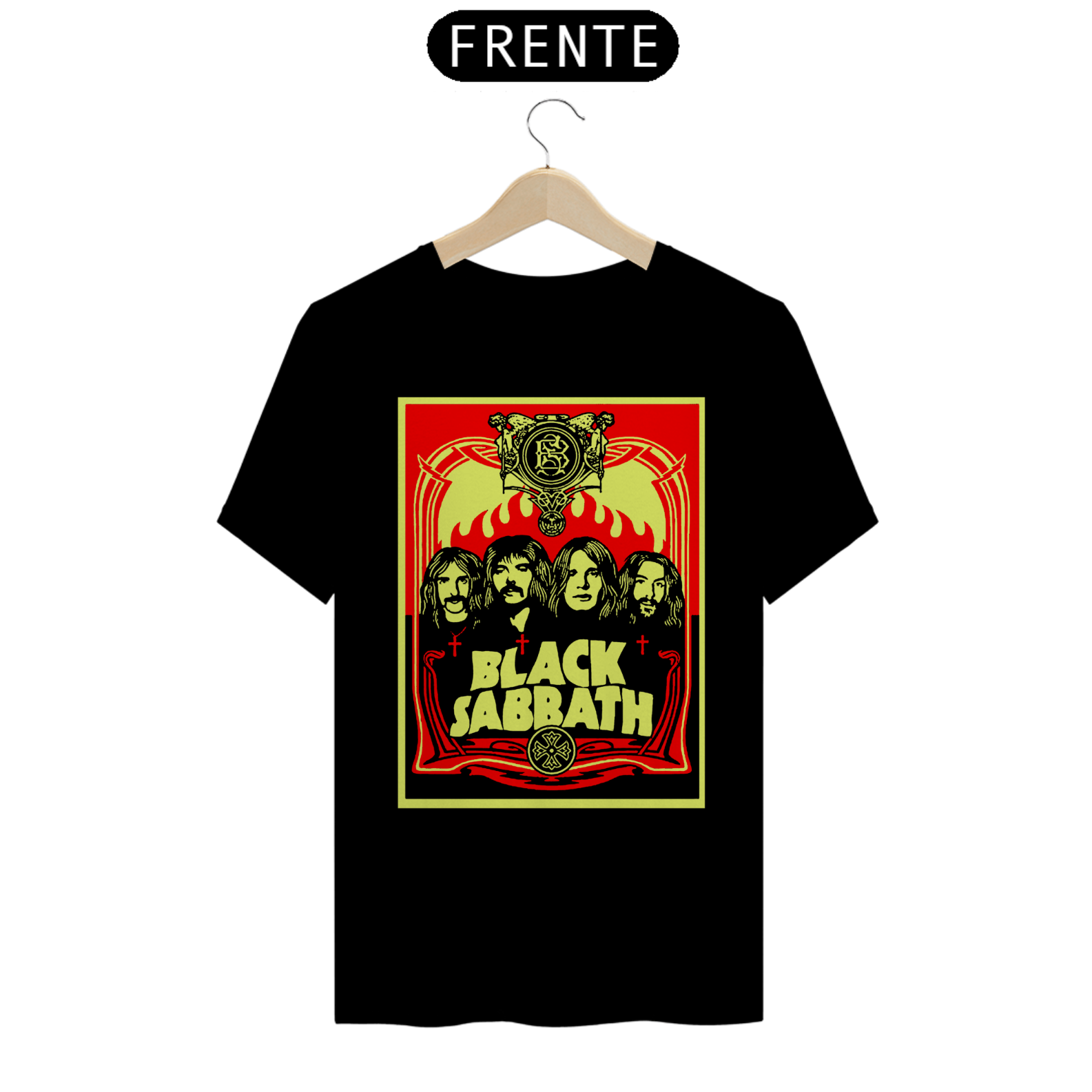 Camiseta Básica - Black Sabbath
