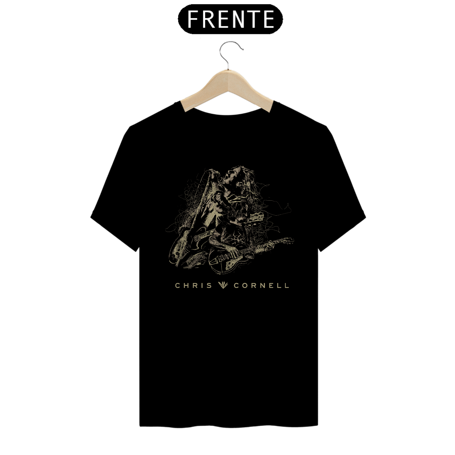 Camiseta Básica - Chris Cornell