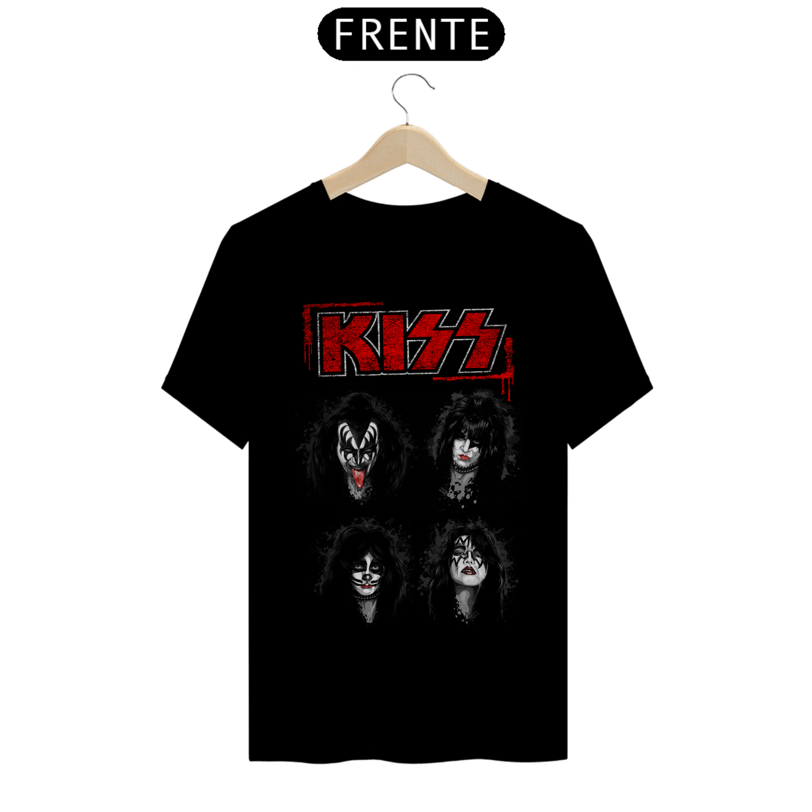 Camiseta Básica - Kiss