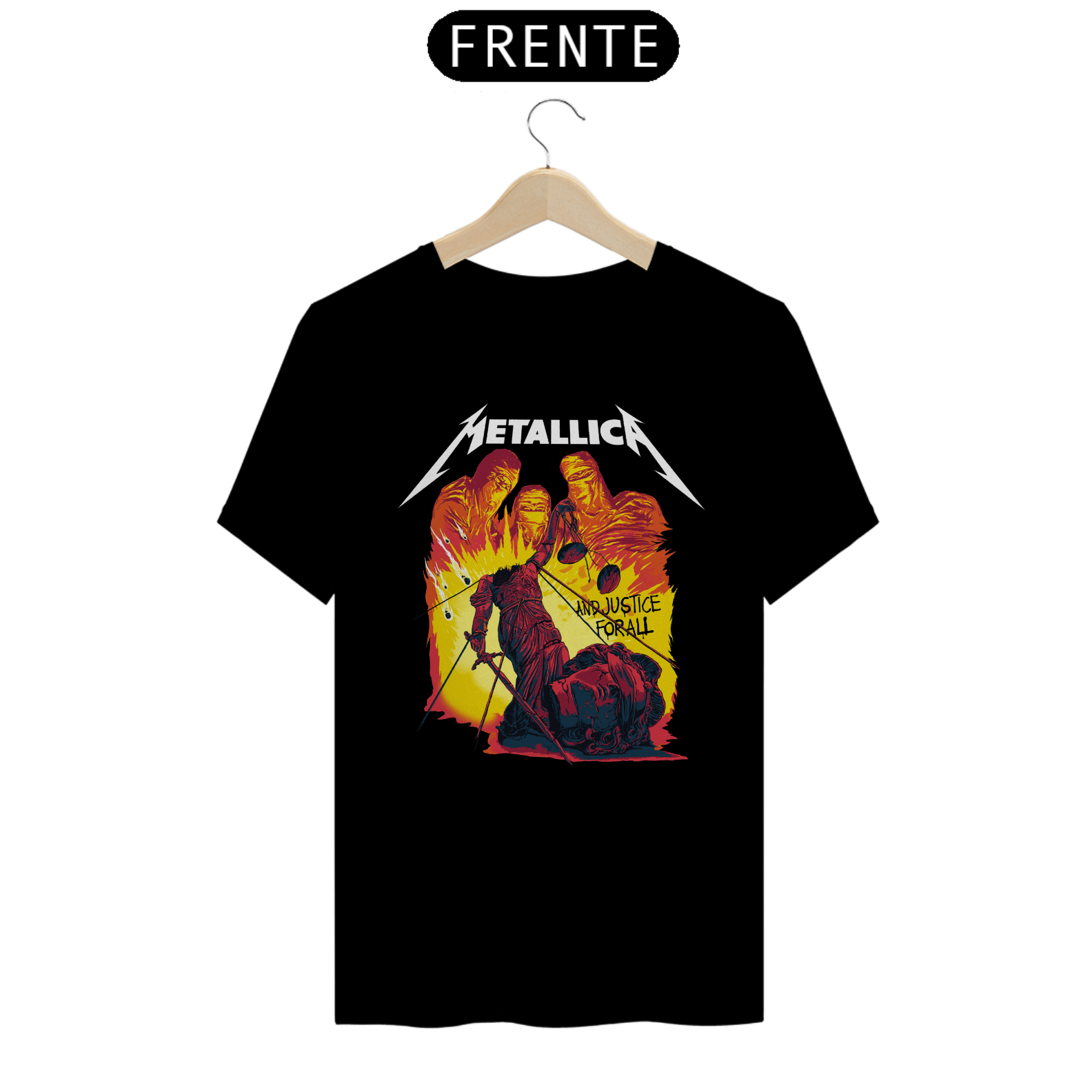 Camiseta Básica - Metallica