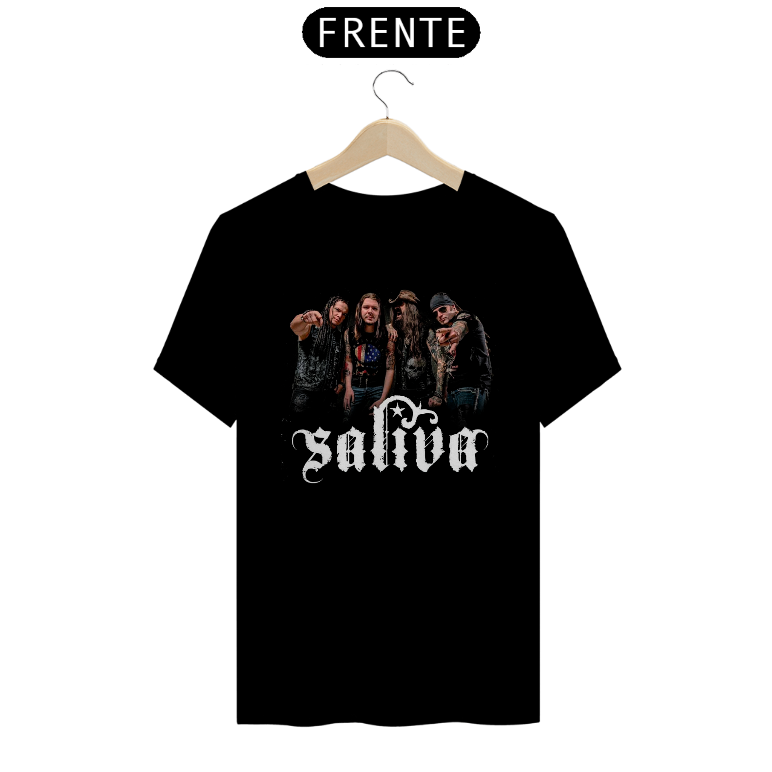 Camiseta Básica - Saliva