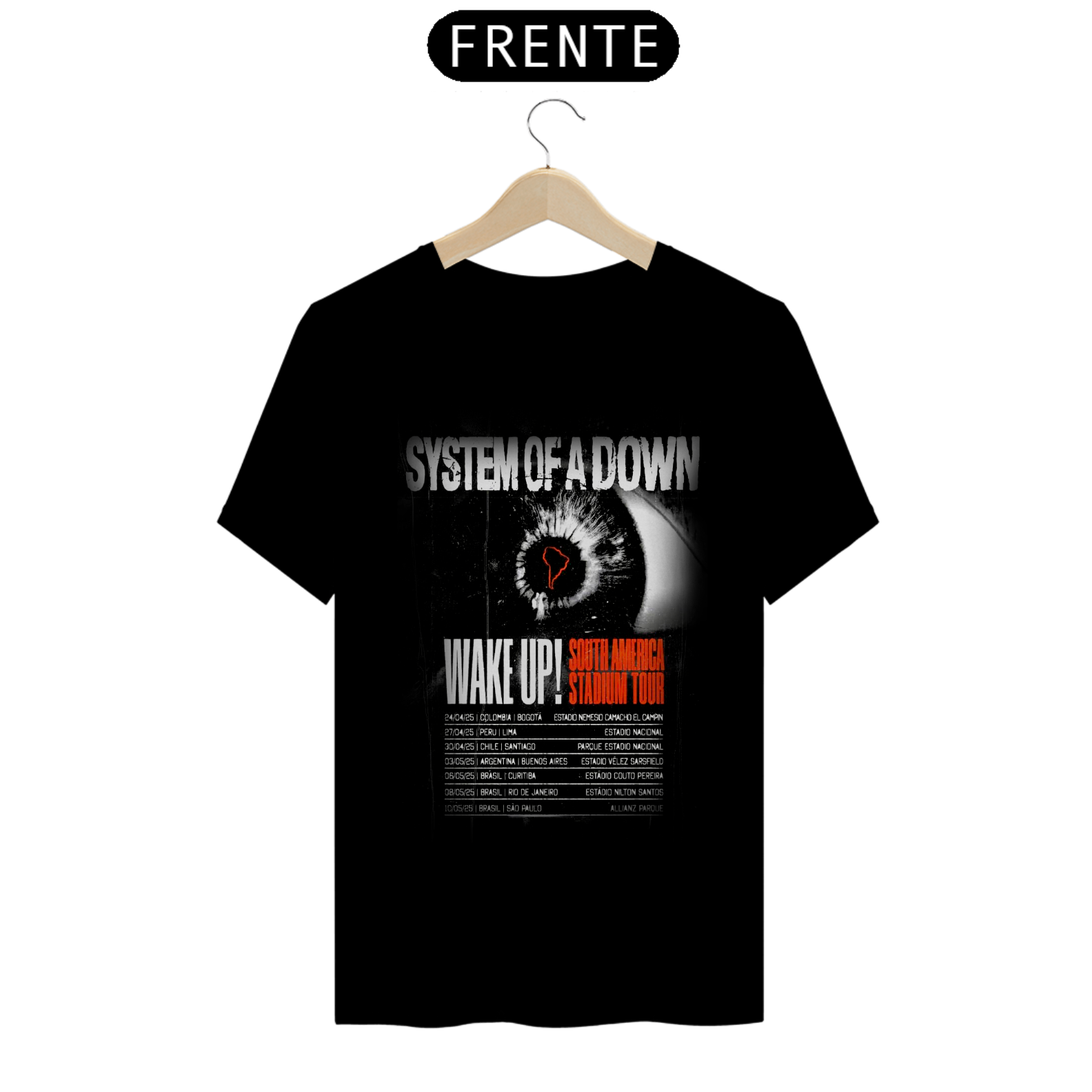 Camiseta Básica - System of a Down