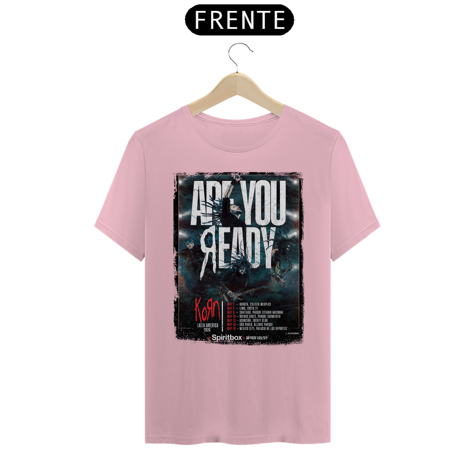 Camiseta Básica - Korn Latin América 2026