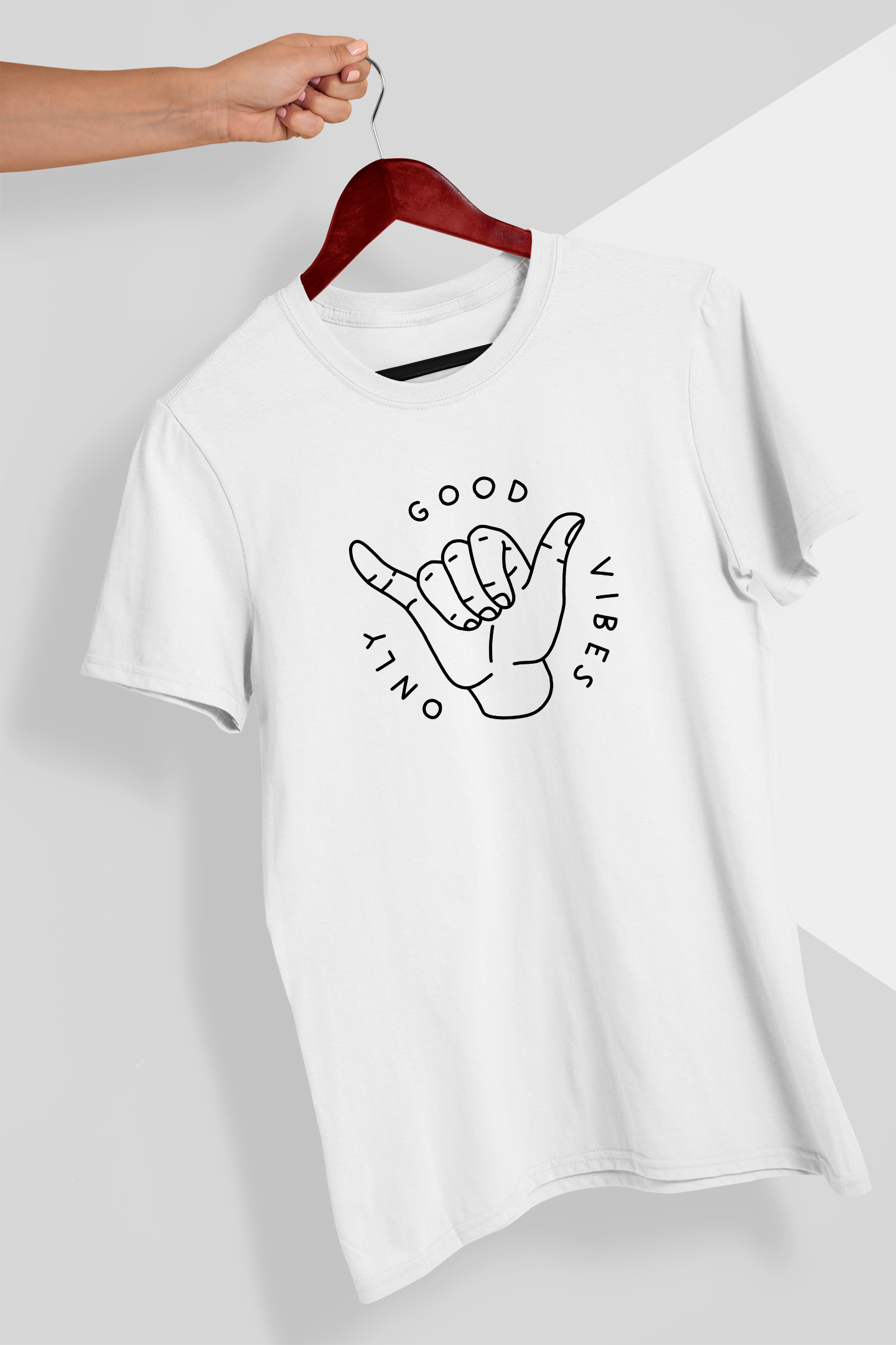 Nome do produto: Camiseta Good Vibes Only