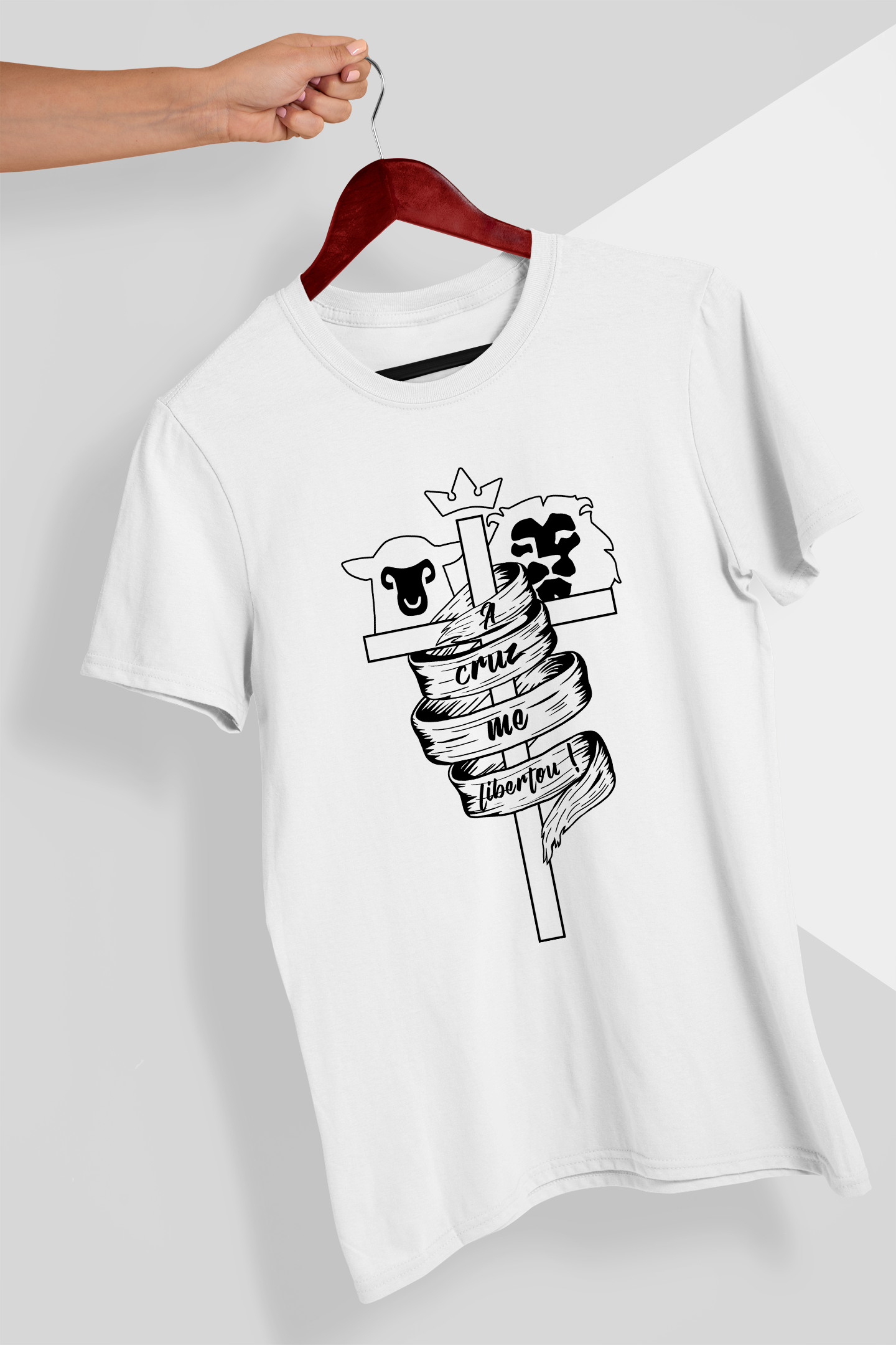 Nome do produto: Camiseta A Cruz me Libertou