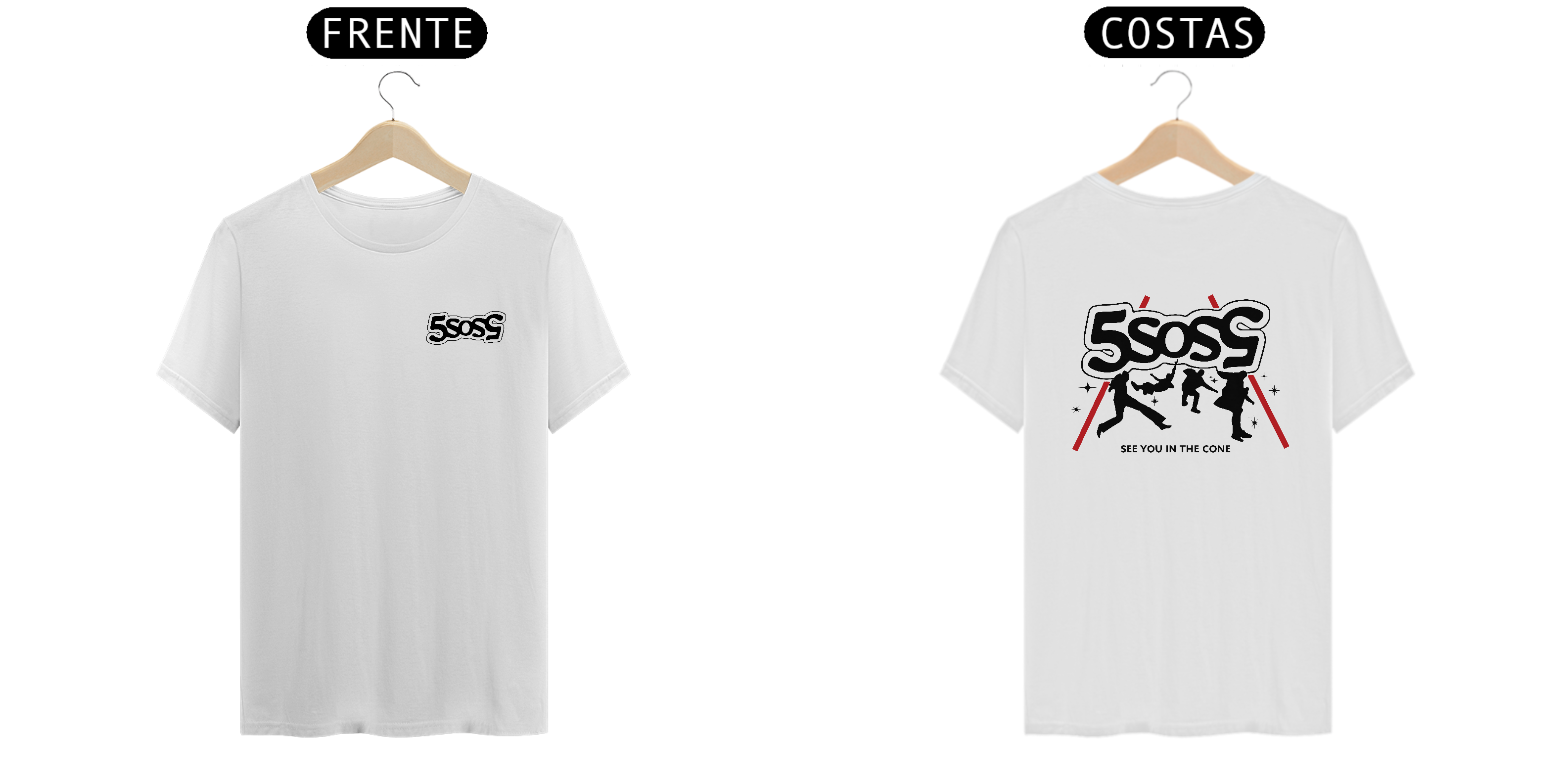Nome do produto: Camiseta 5SOS - 5SOS5 Era