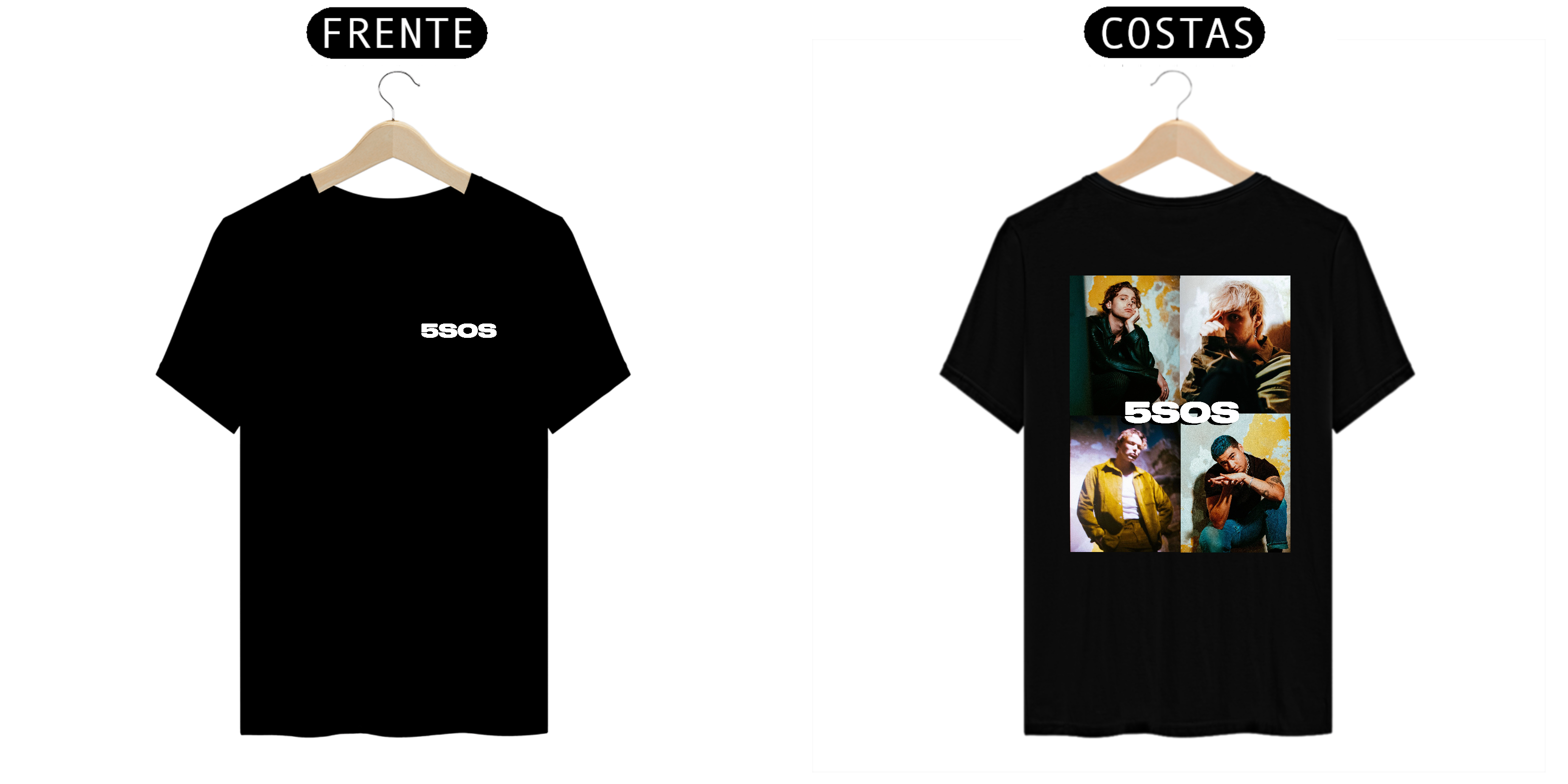 Nome do produto: Camiseta 5SOS - CALM Era