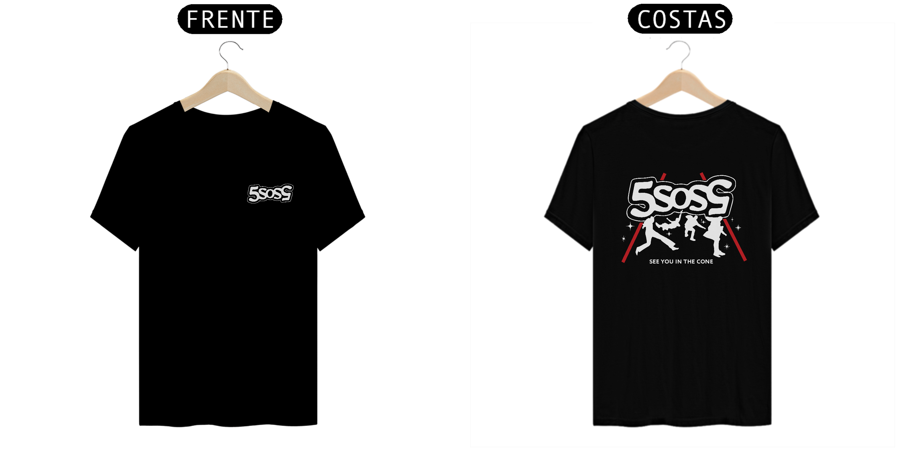 Nome do produto: Camiseta 5SOS - 5SOS5 Era