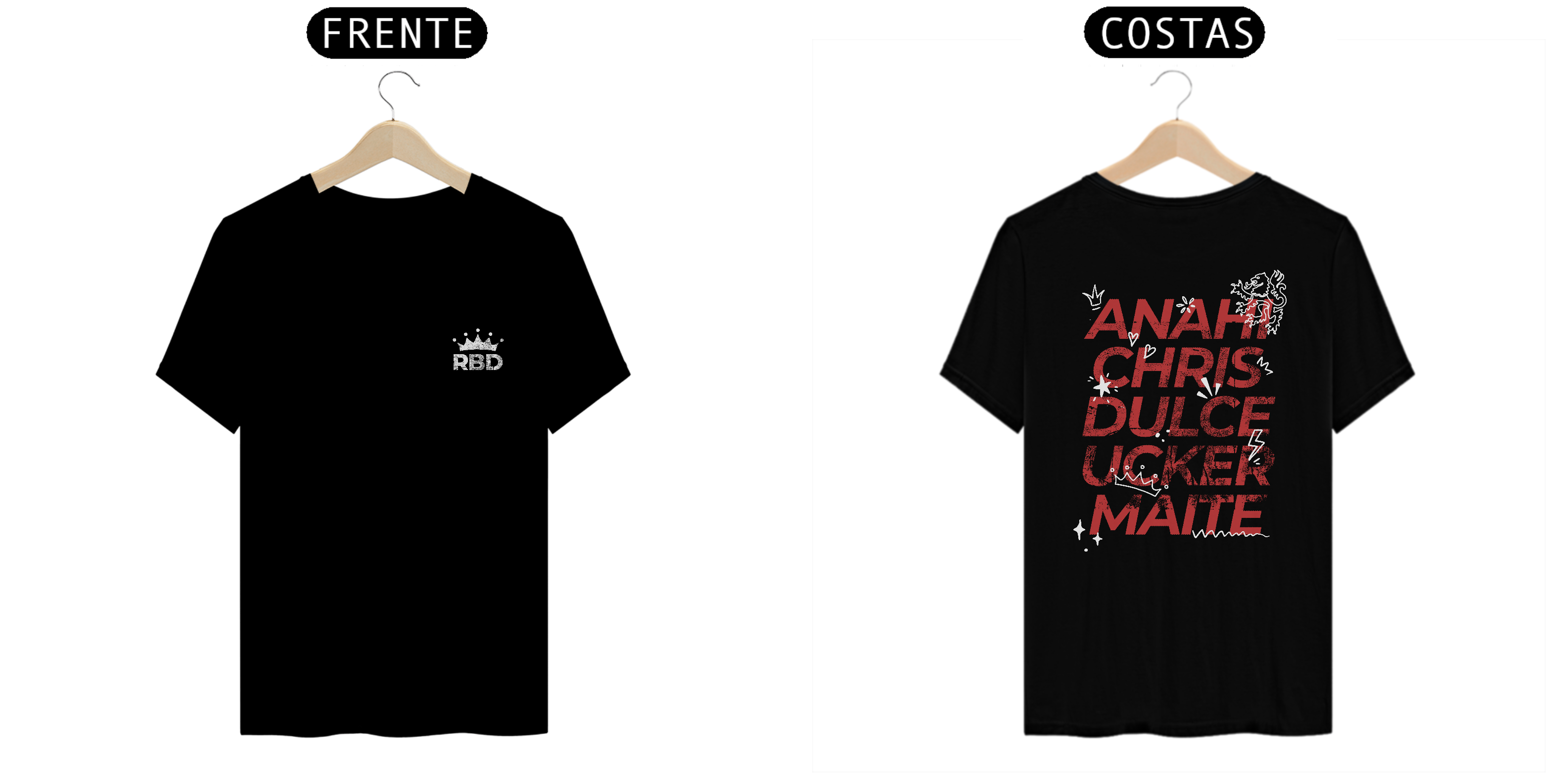 Nome do produto: Camisa RBD - Grunge