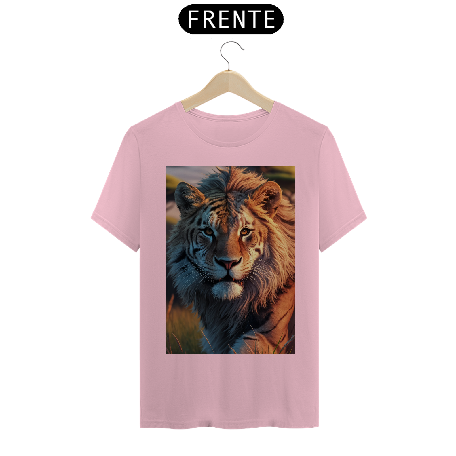 Nome do produto: Tigre com Juba [Imagem Criada]