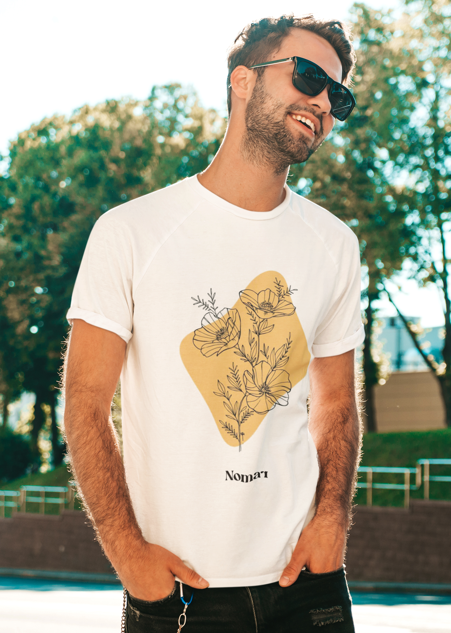 Nome do produto: T-shirt Quality Nomar - Verão Flores