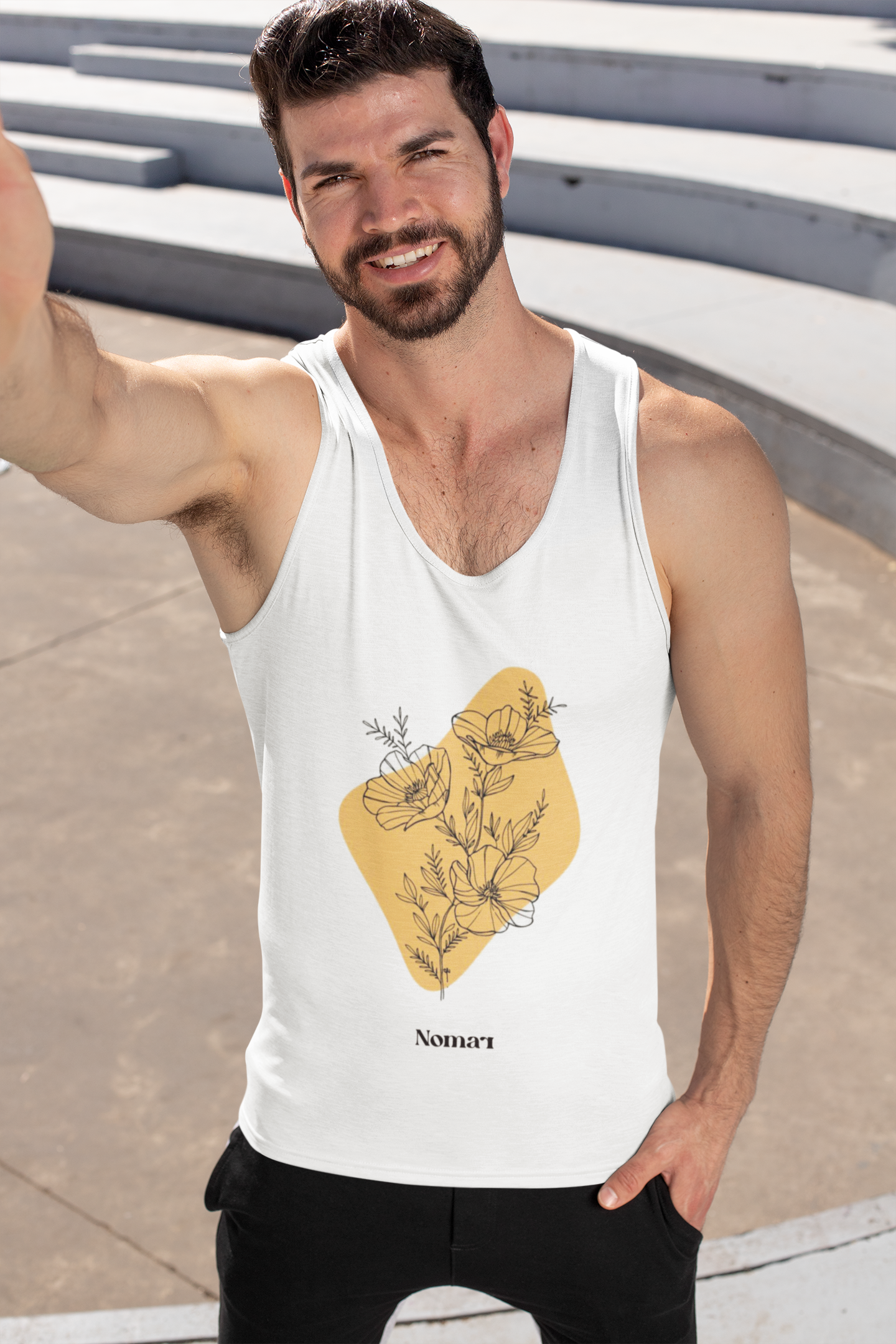 Nome do produto: Regata Nomar - Verão Flores