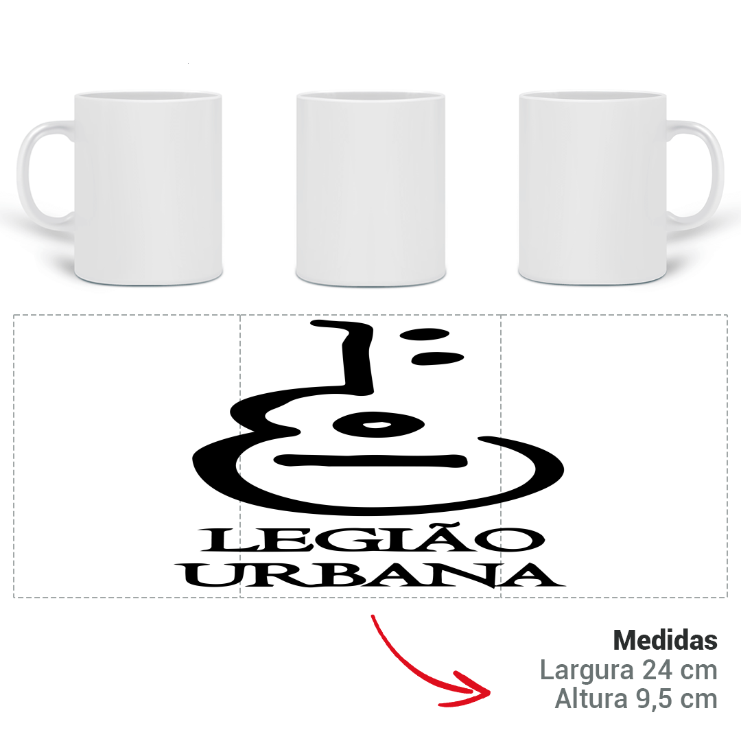 Nome do produto: Caneca Legião Urbana