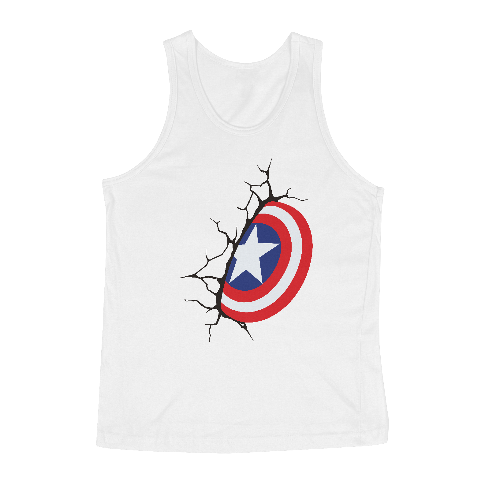 Nome do produto: Regata Escudo Capitão América