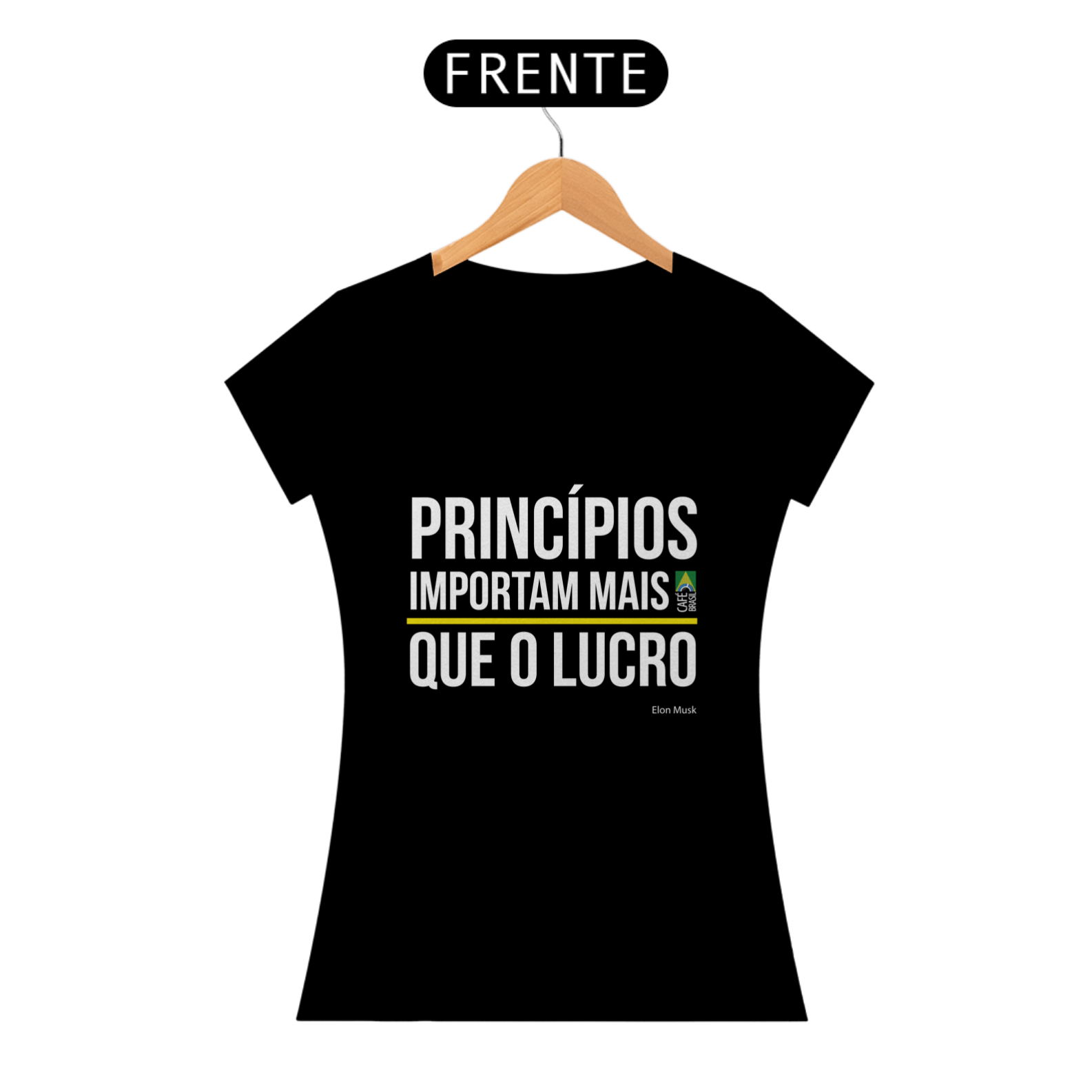 Camiseta Principio Elon Musk Feminina