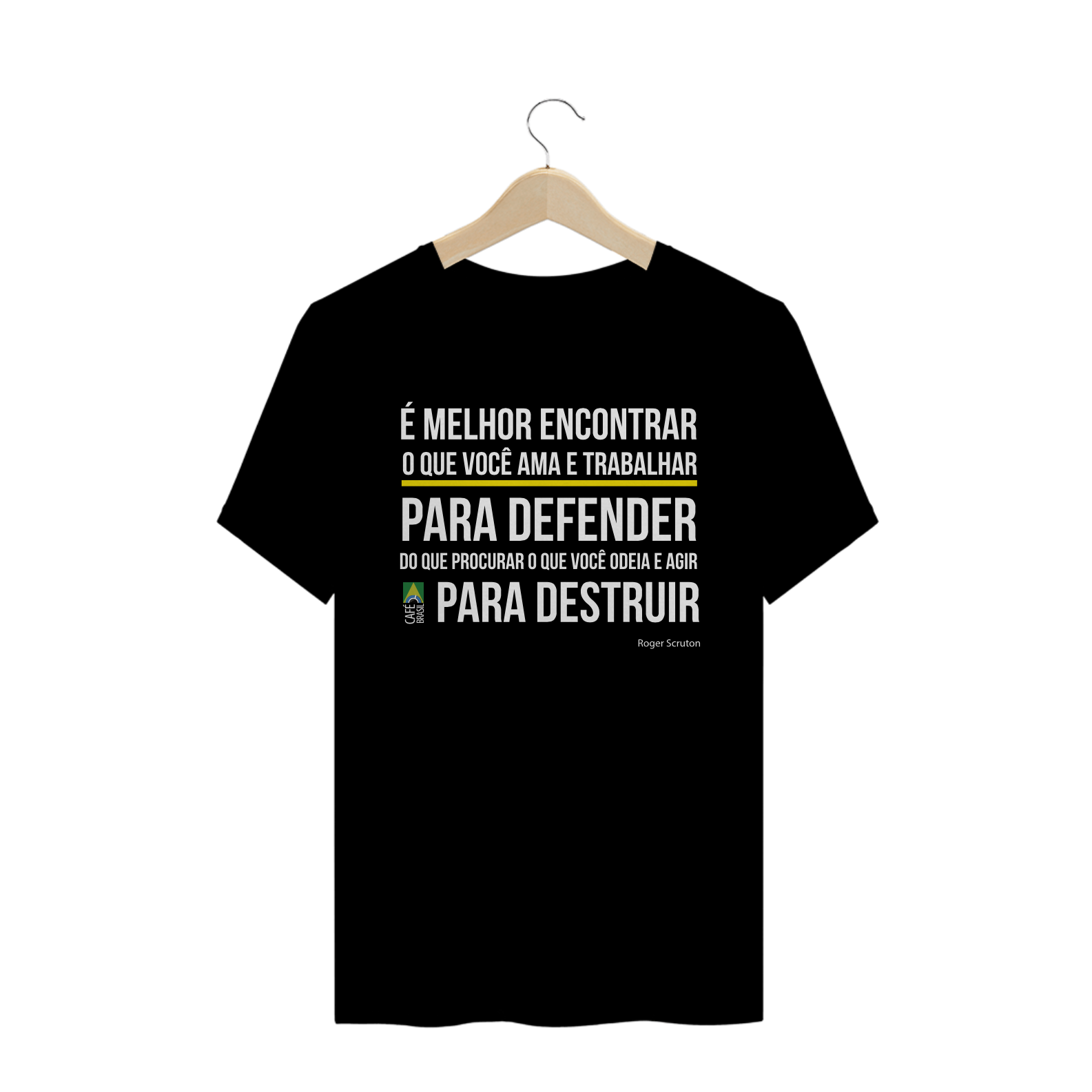 Nome do produto: Camiseta Frase Scruton 