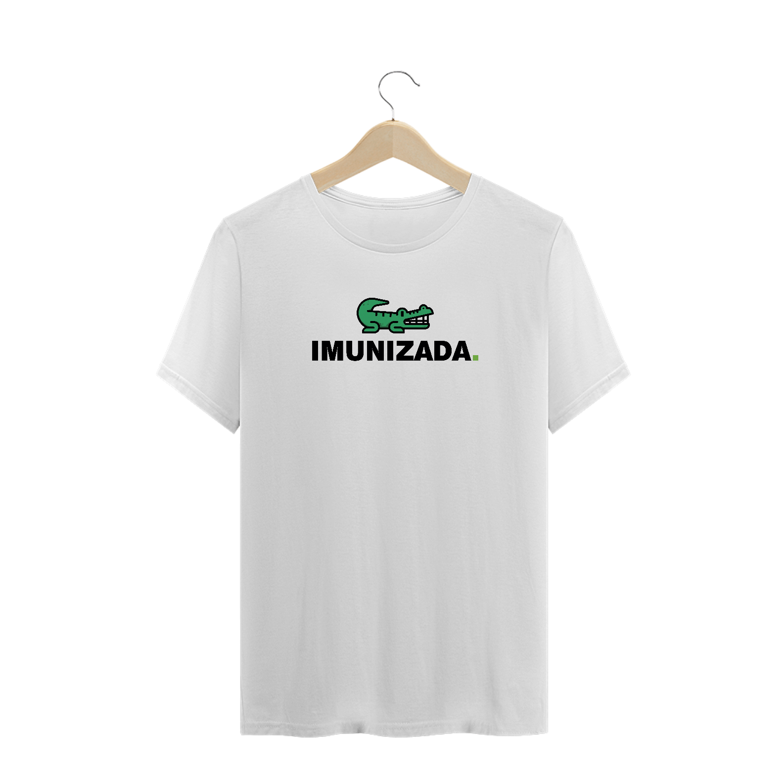 Nome do produto: Camiseta Plus Size - Imunizada