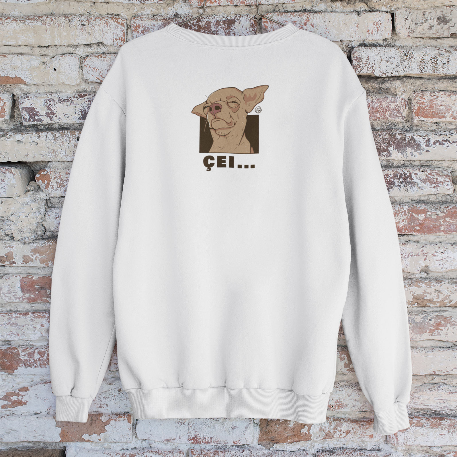 Nome do produto: Blusão Branco Çei...