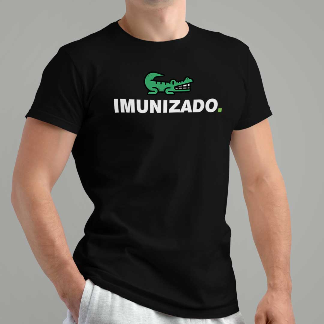 Nome do produto: Camiseta - Imunizado Preta