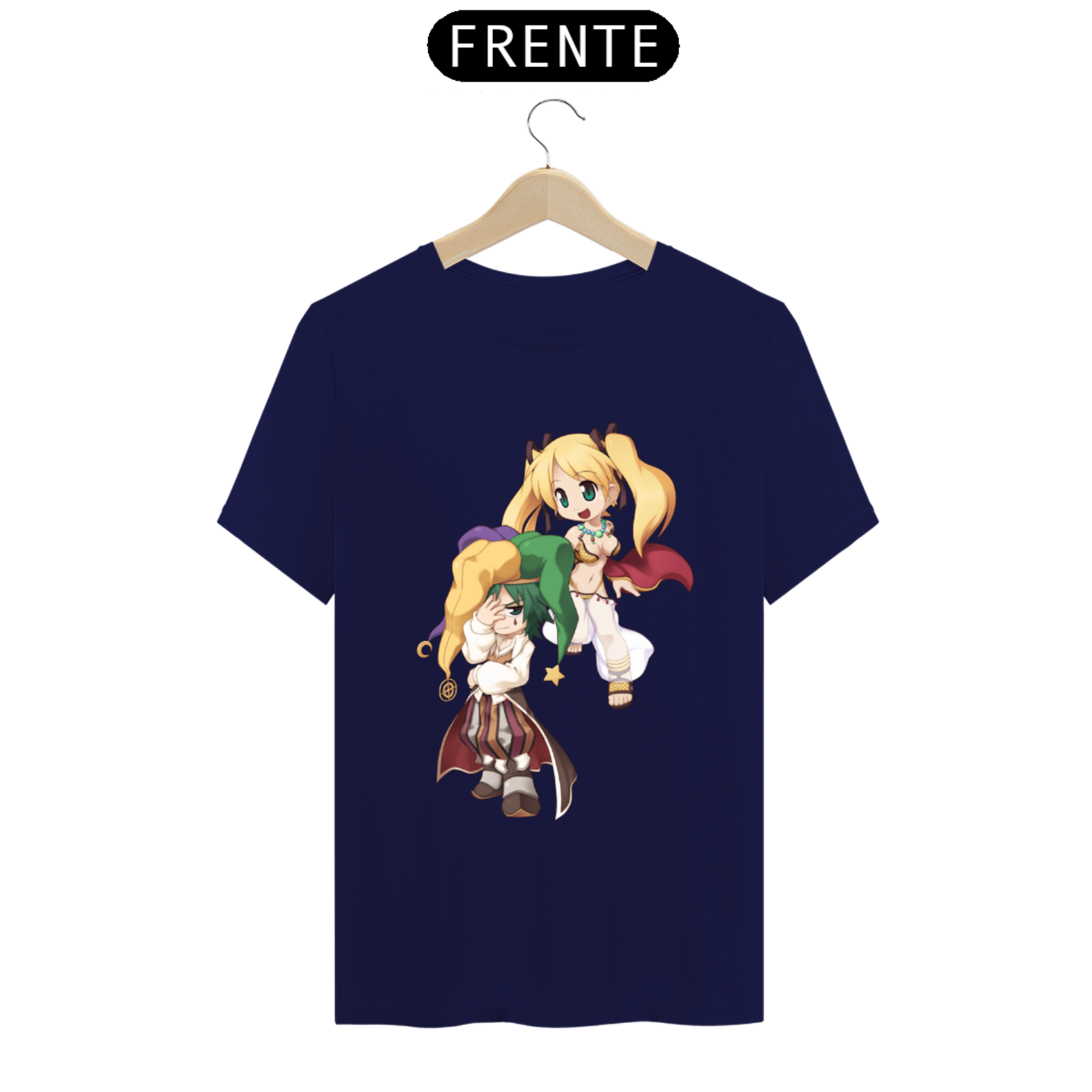 Nome do produto: Camiseta Ragnarok Online - Menestrel e Cigana